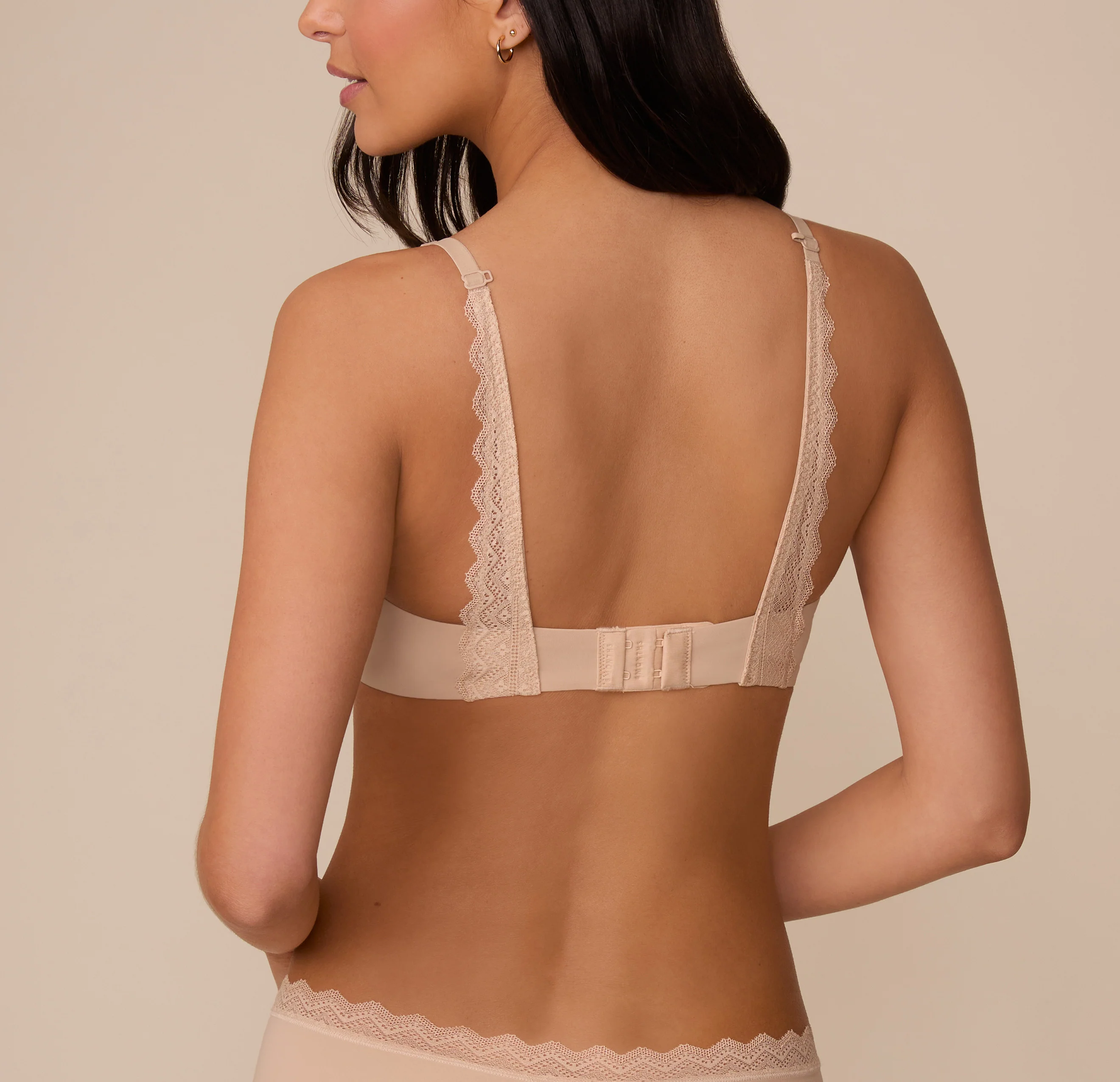 Base Lace T-Shirt Bra - Beige - Image 8