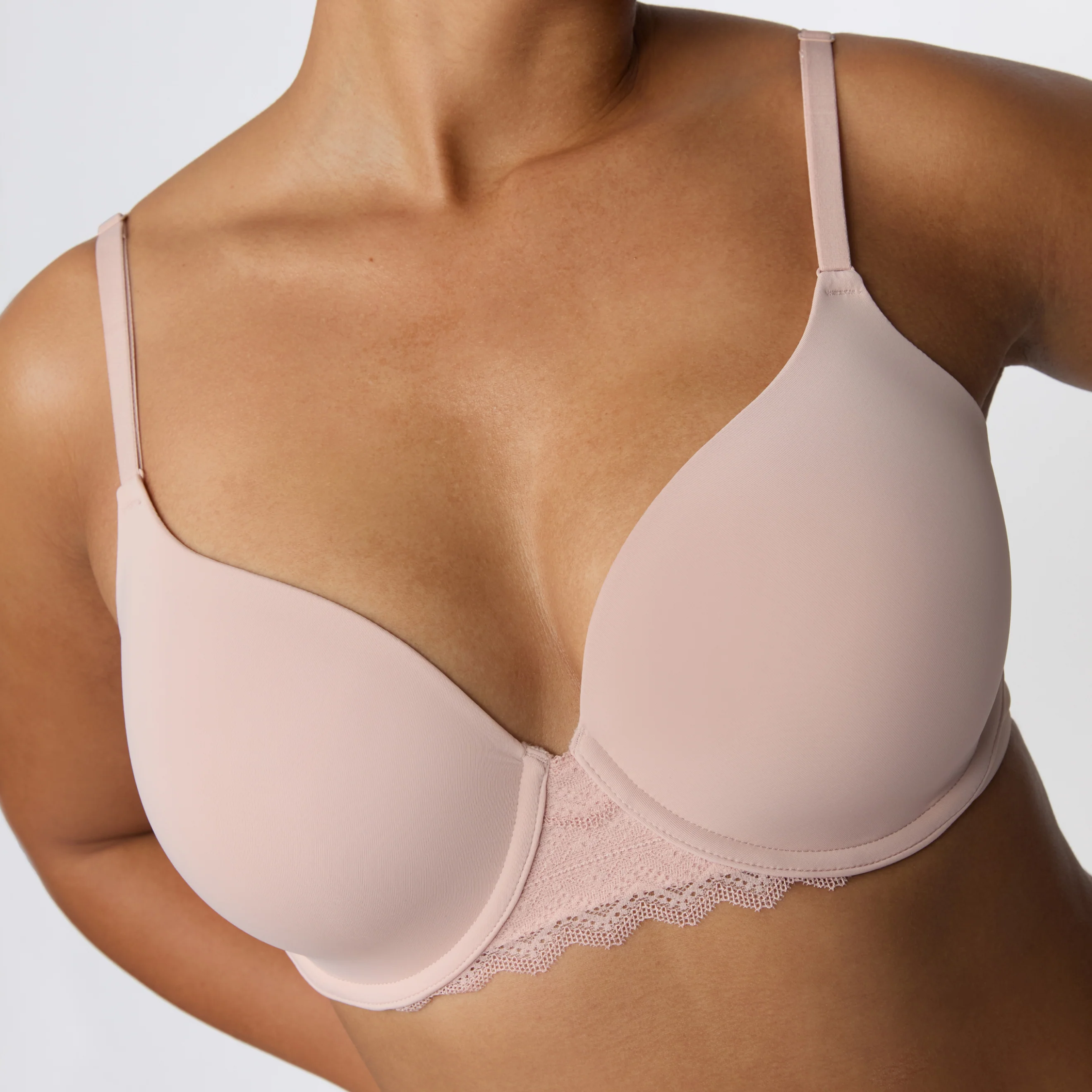 Base Lace T-Shirt Bra - Ember Rose - Image 5