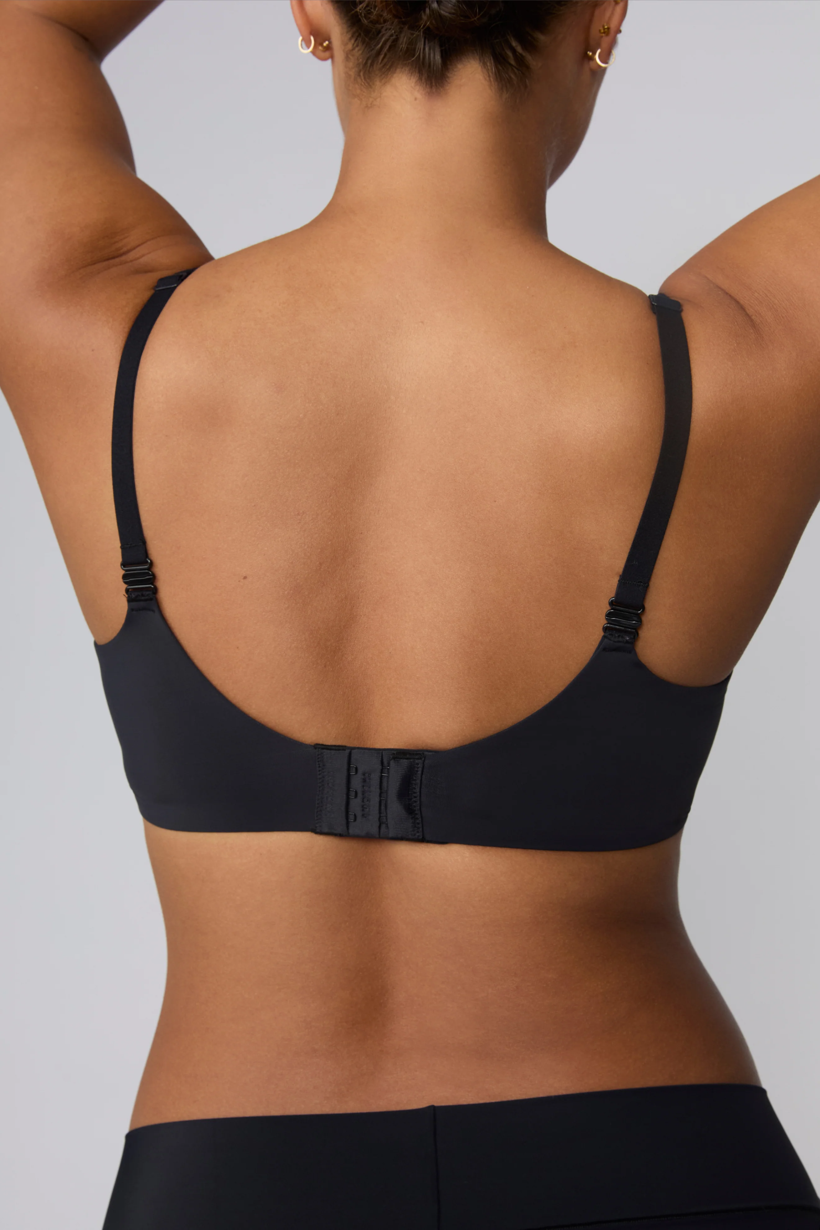 Base Push-Up Bra - Black - Image 4
