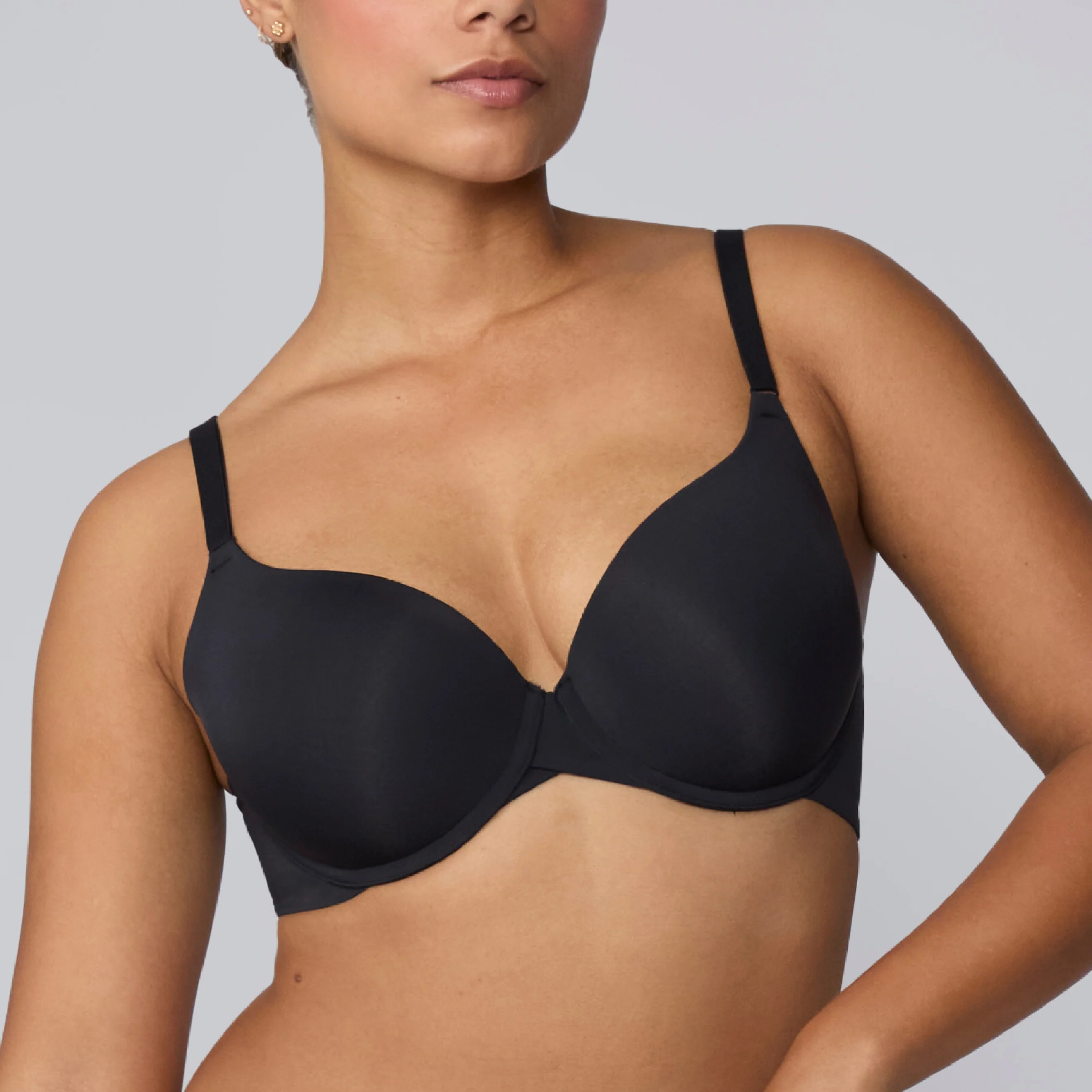 Base Push-Up Bra - Black - Image 8