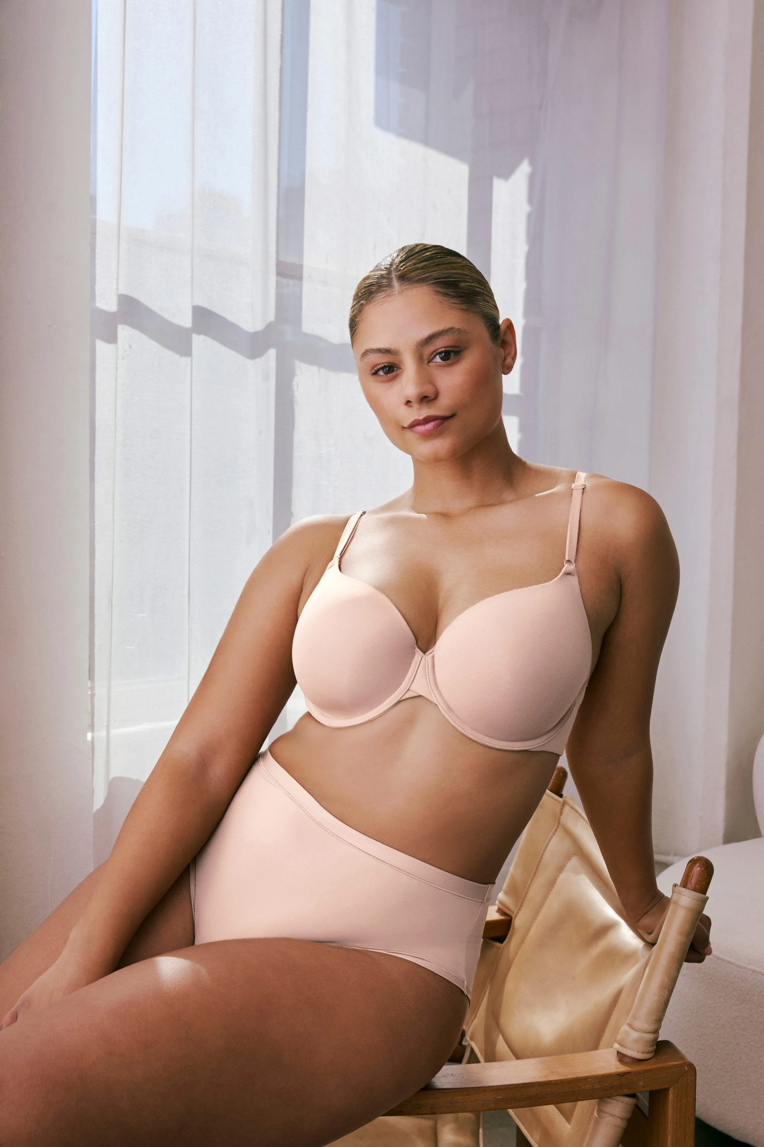 Base T-Shirt Bra - Rose - Image 5