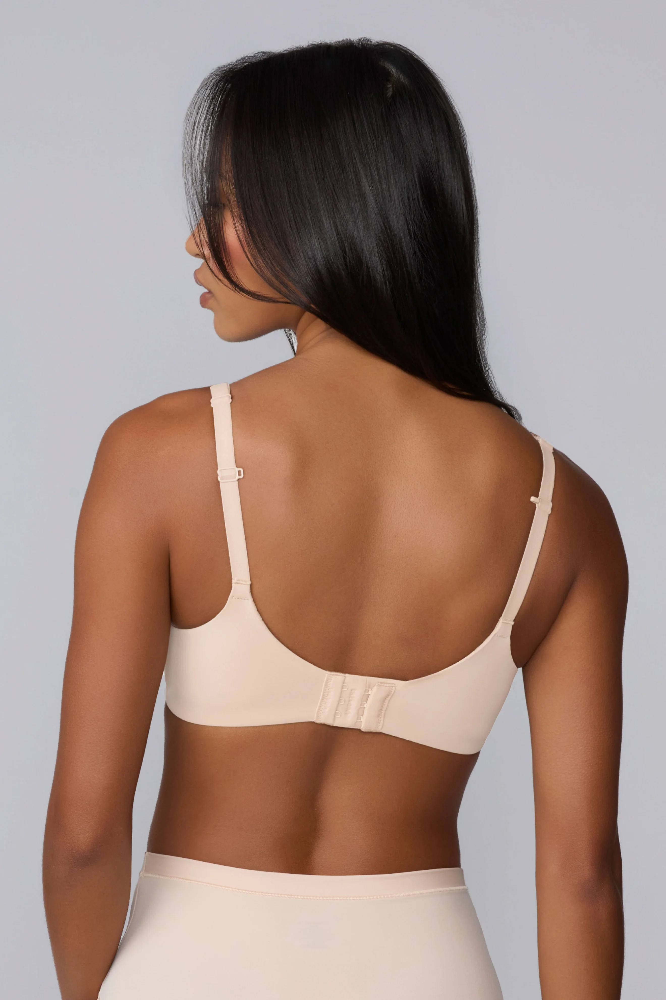 Base Unlined Bra - Rose - Image 3