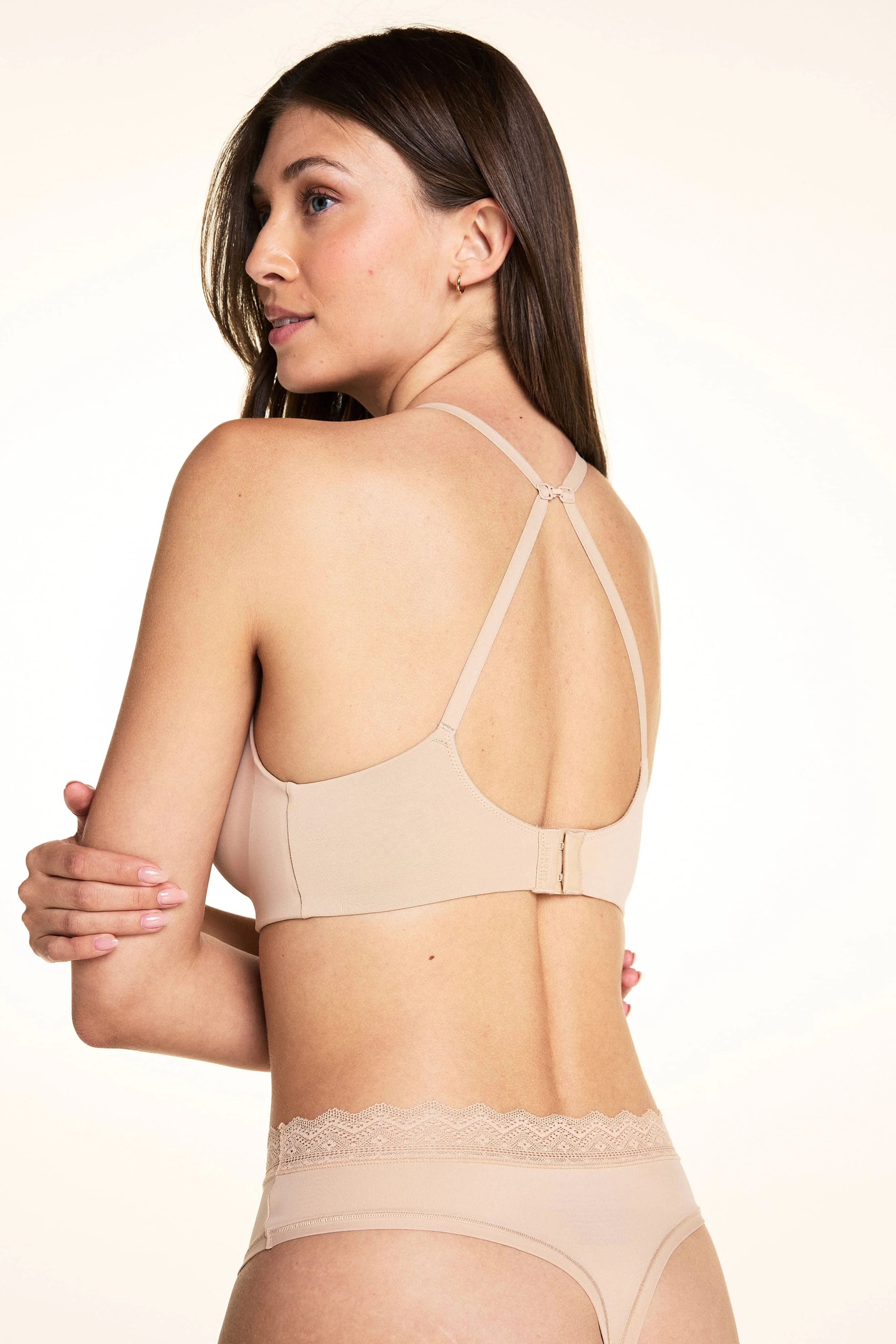 Base Wirefree T-Shirt Bra - Beige - Image 6