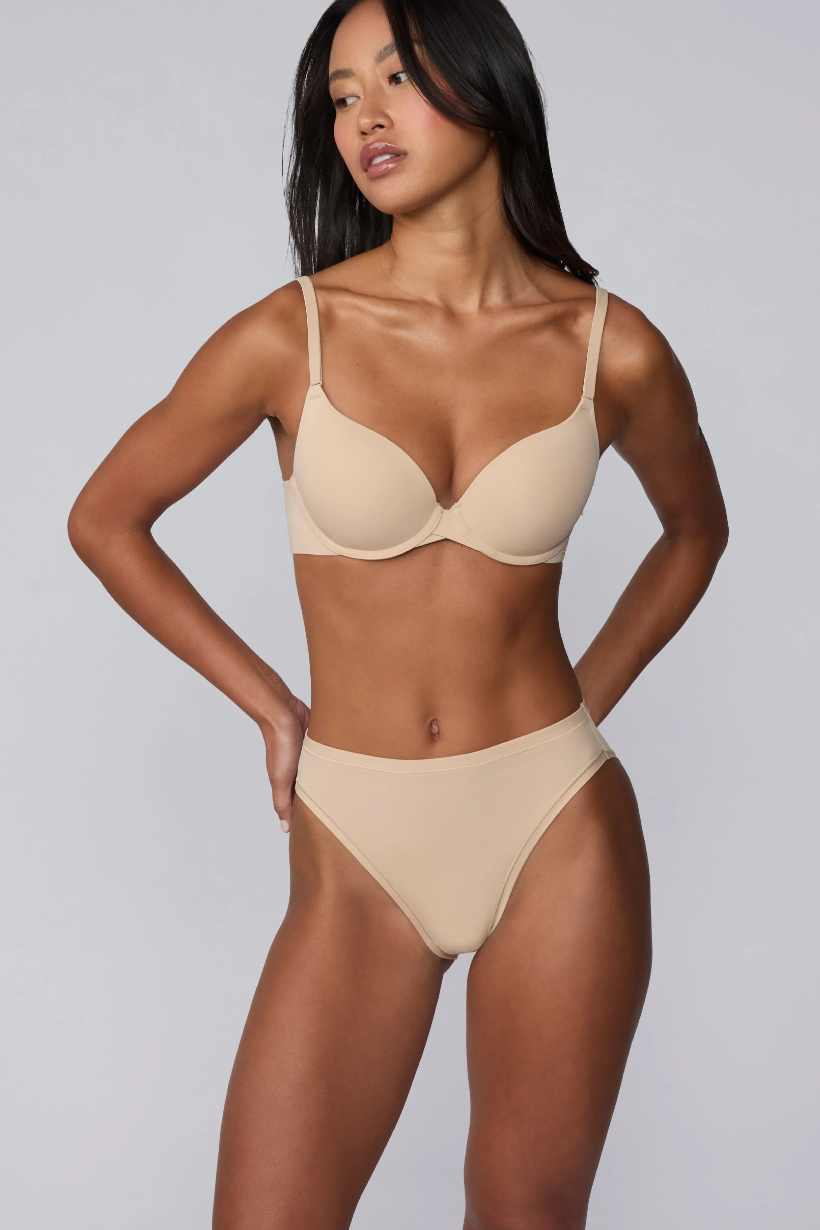 Bliss French Cut Brief - Beige - Image 4