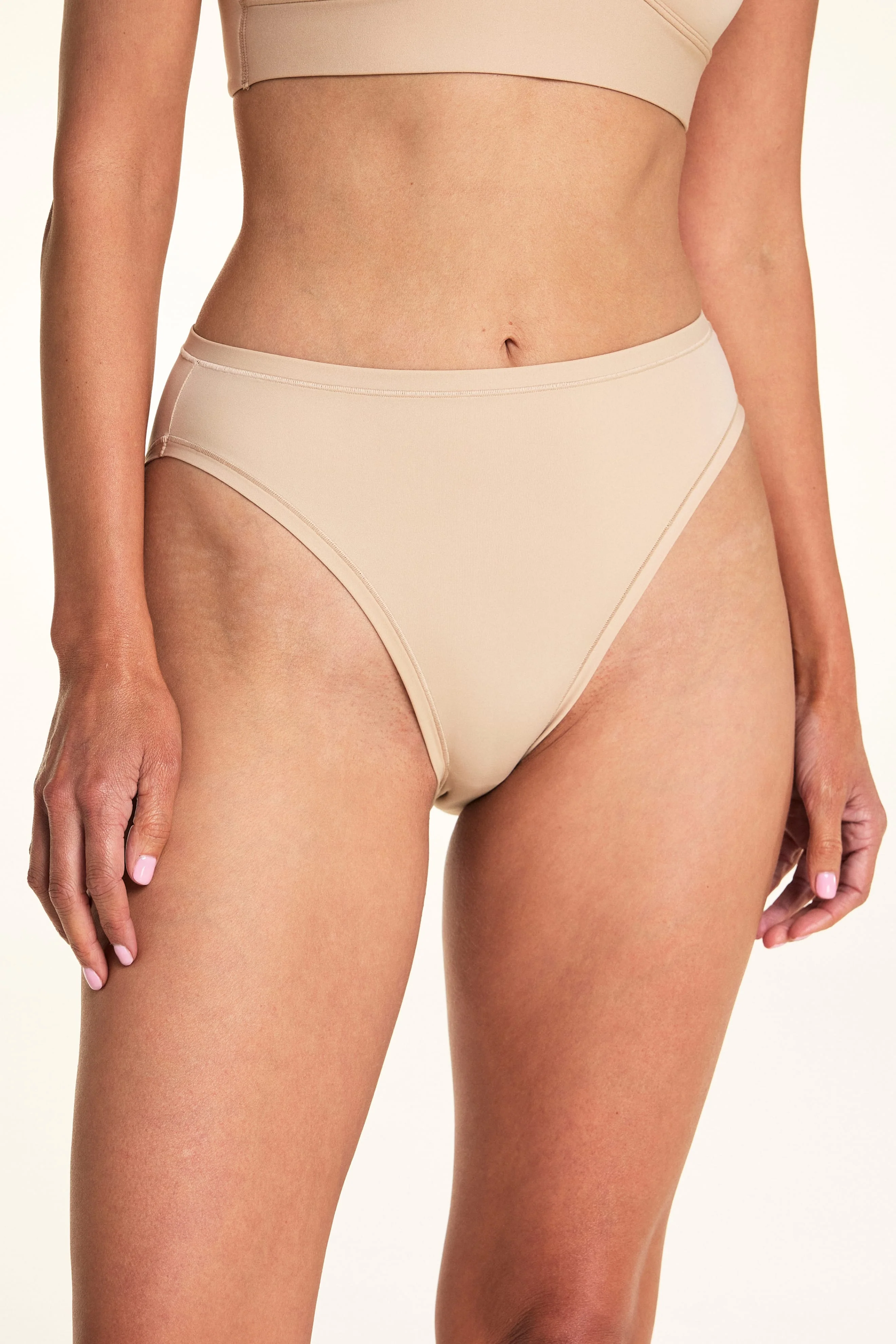 Bliss French Cut Brief - Beige - Image 6