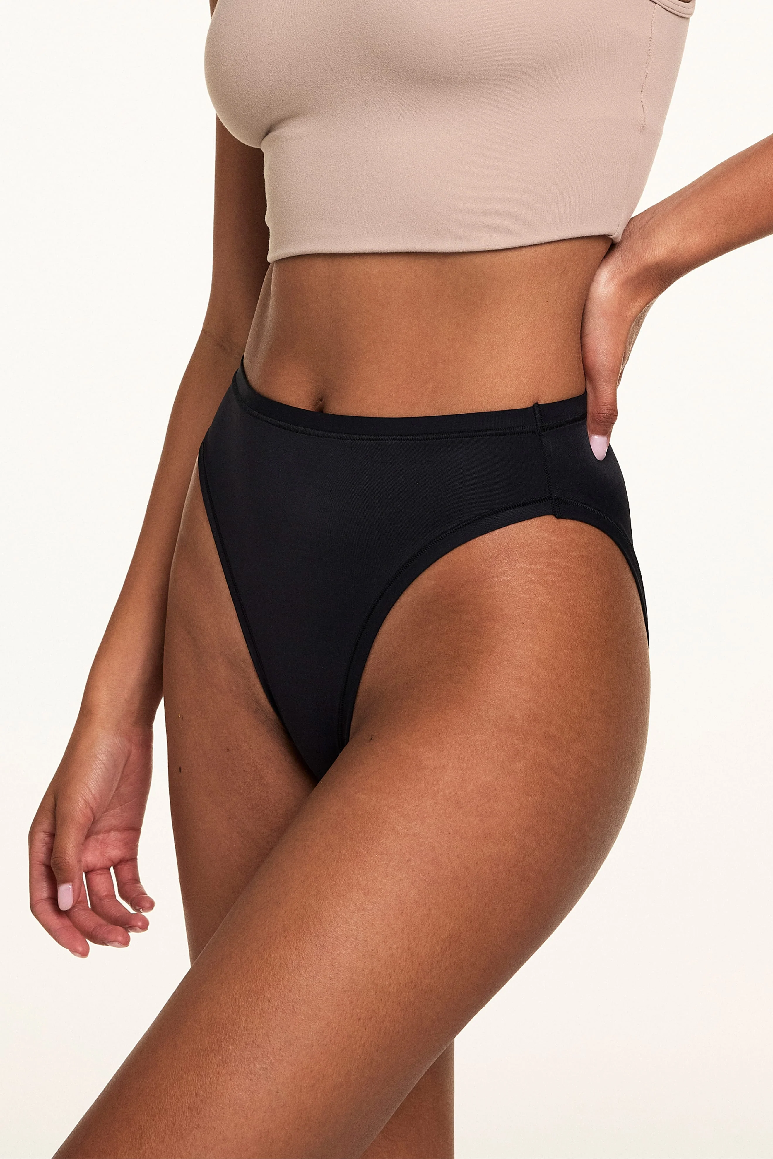 Bliss French Cut Brief - Black - Image 4