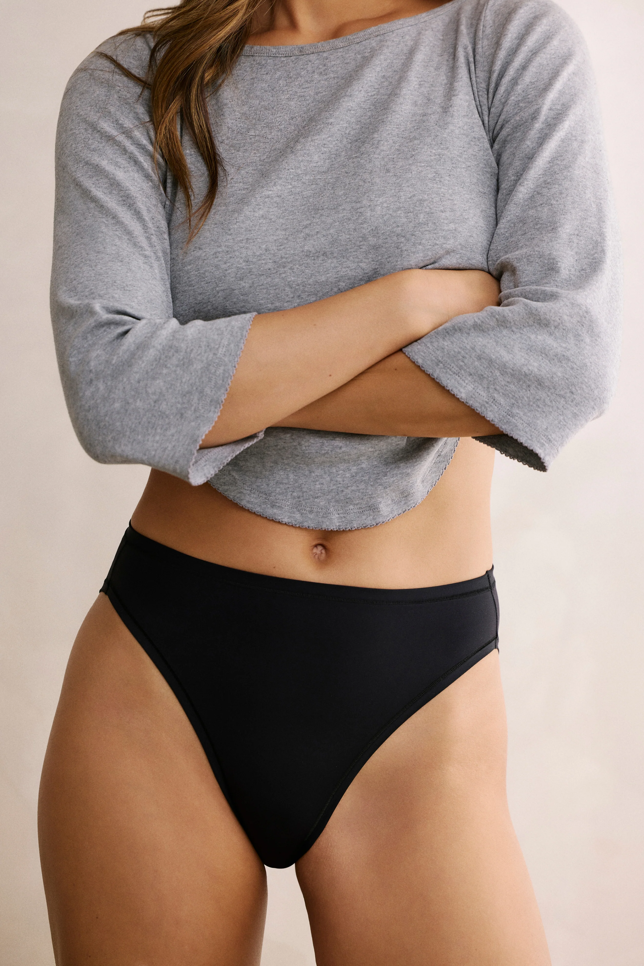 Bliss French Cut Brief - Black - Image 7