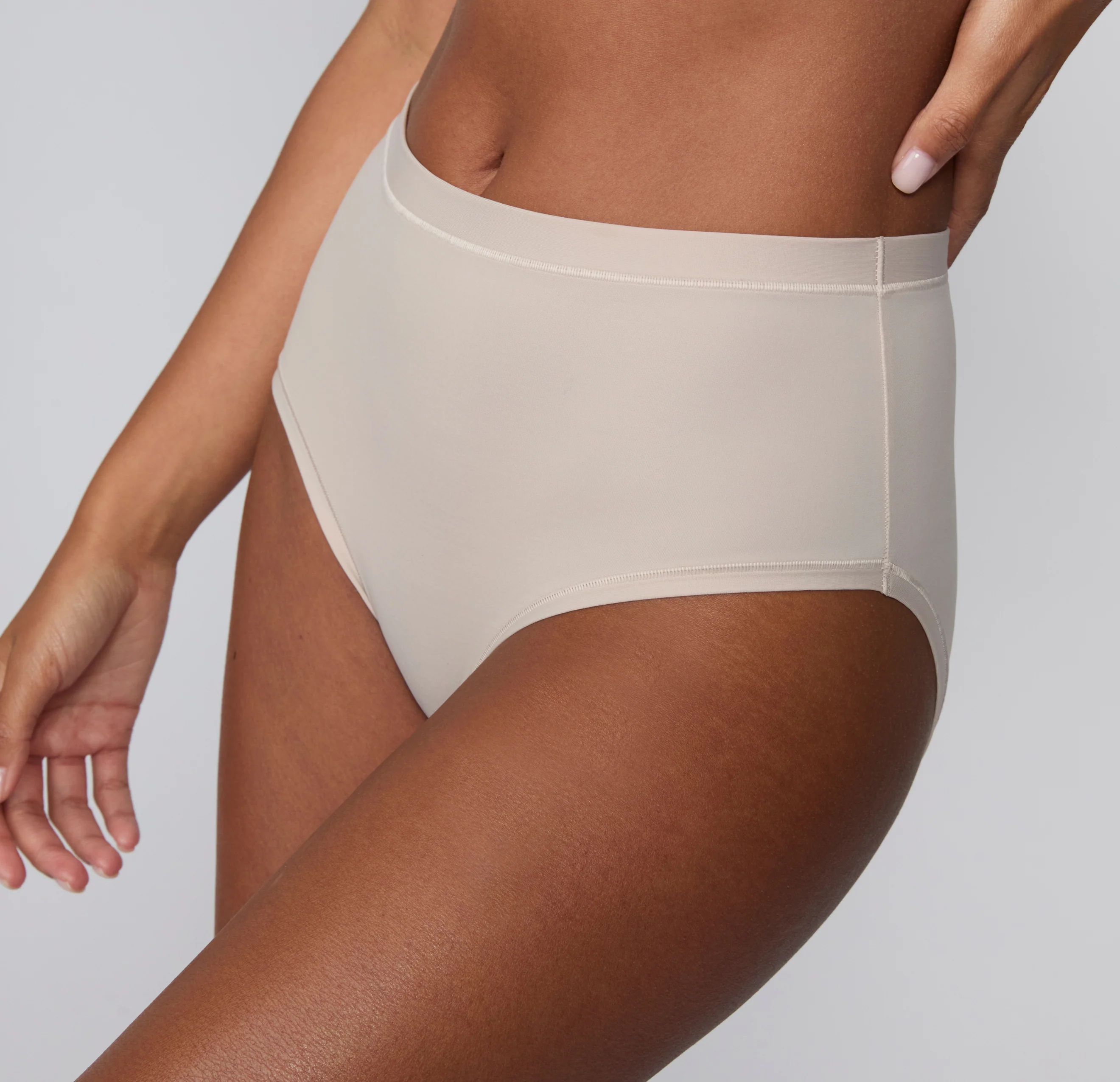 Bliss Highwaist Brief - Pebble - Image 4