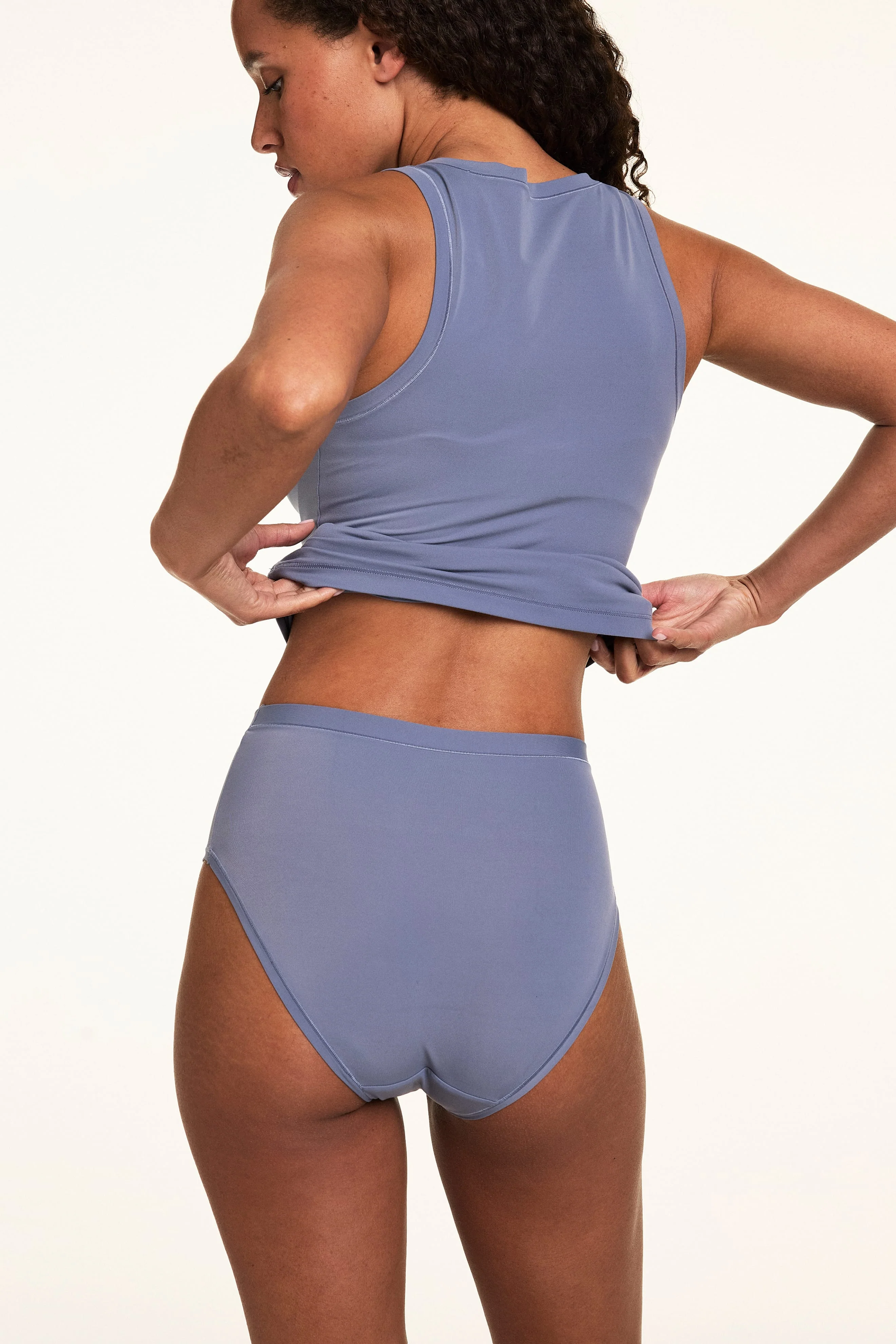 Bliss Highwaist Brief - Steel - Image 6