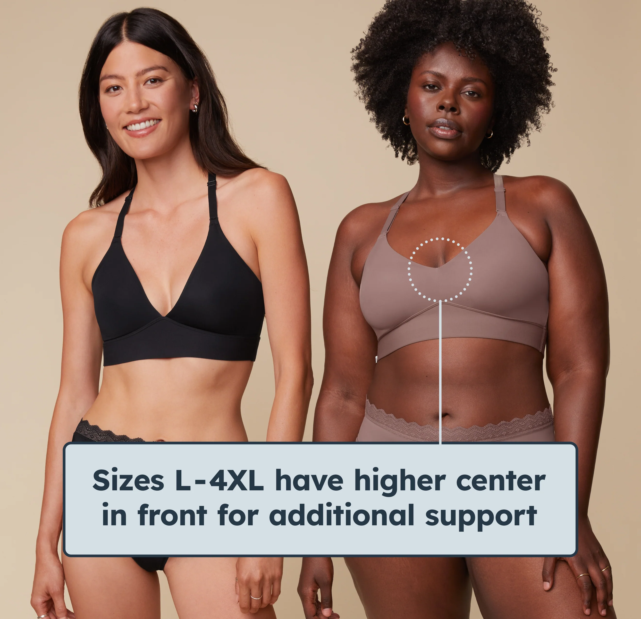 Bliss Lace Halterneck Bralette - Black - Image 6