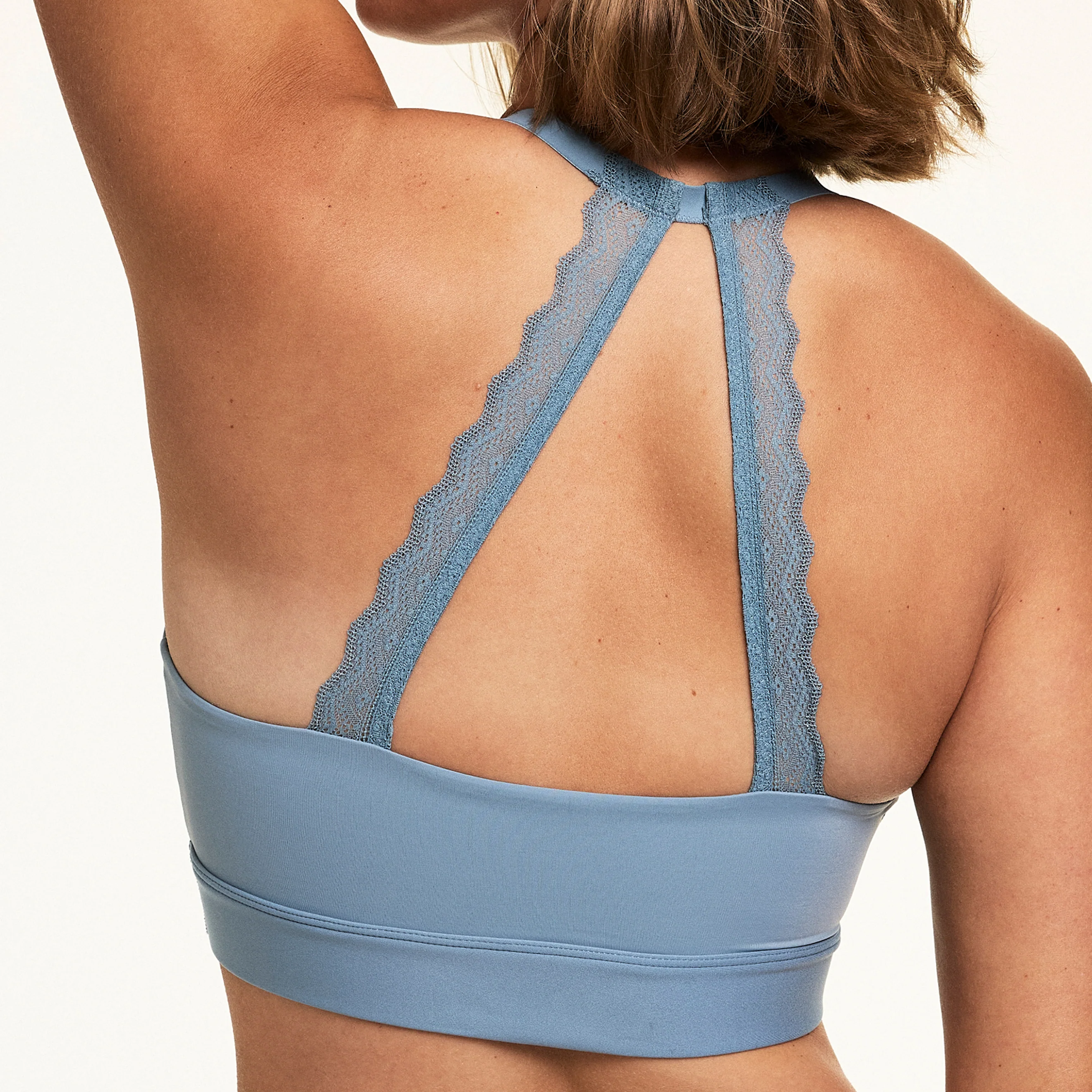 Bliss Lace Halterneck Bralette - Poolside - Image 5