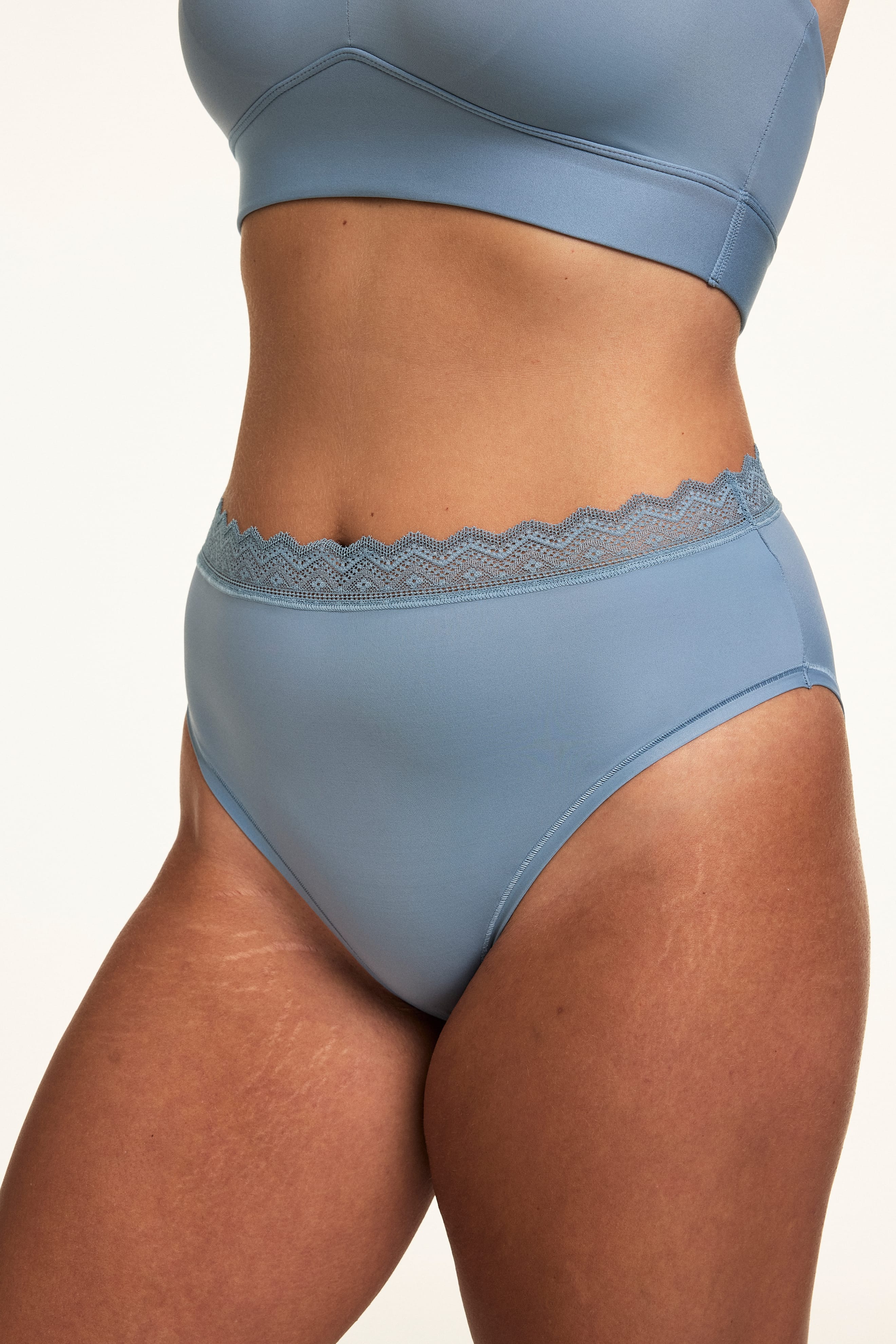 Bliss Lace Highwaist Brief - Poolside - Image 4