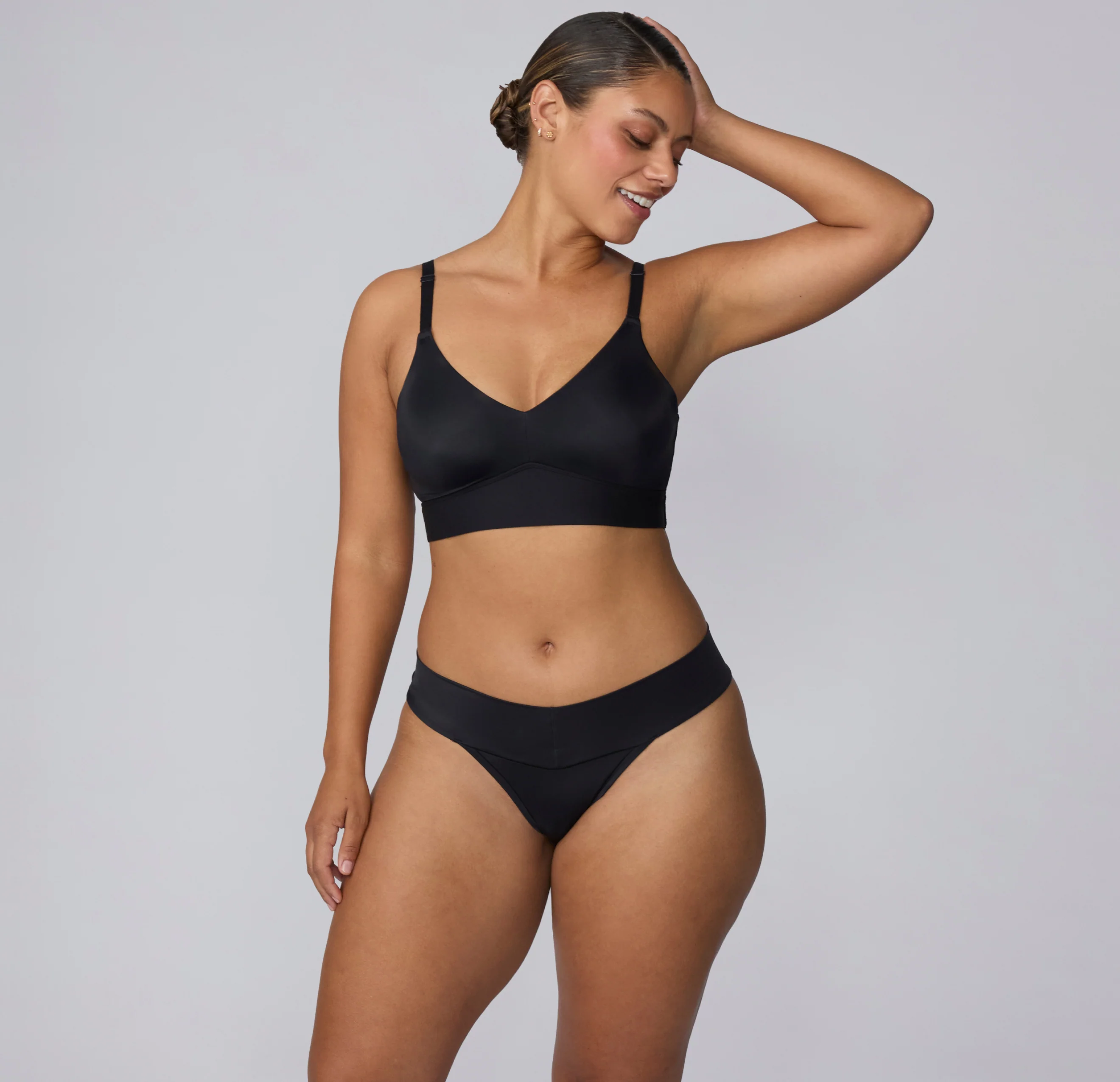 Bliss Low Rise Bikini - Black - Image 3