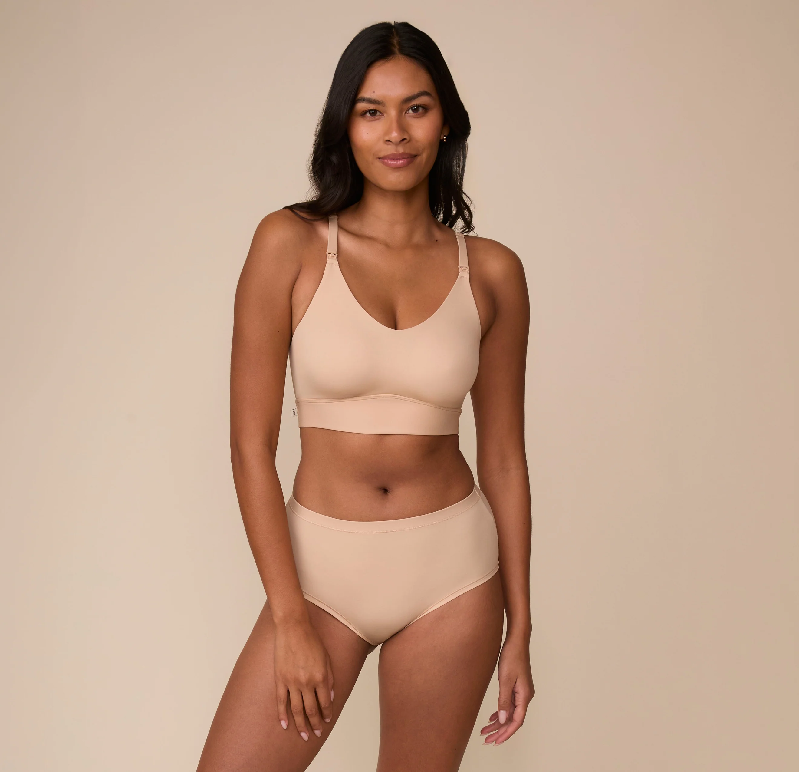 Bliss Nursing Bralette - Beige - Image 4