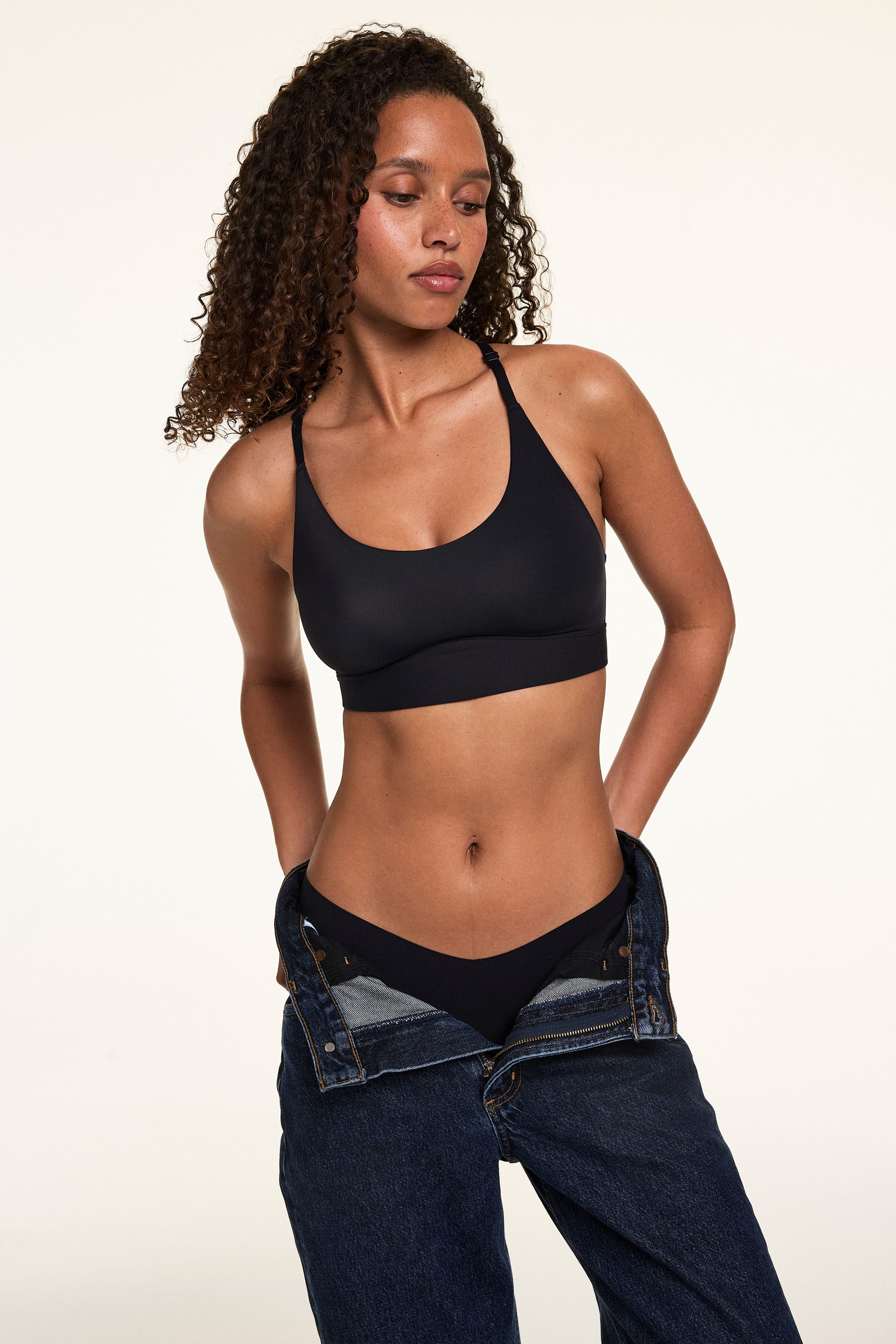 Bliss Racerback Bralette - Black - Image 3