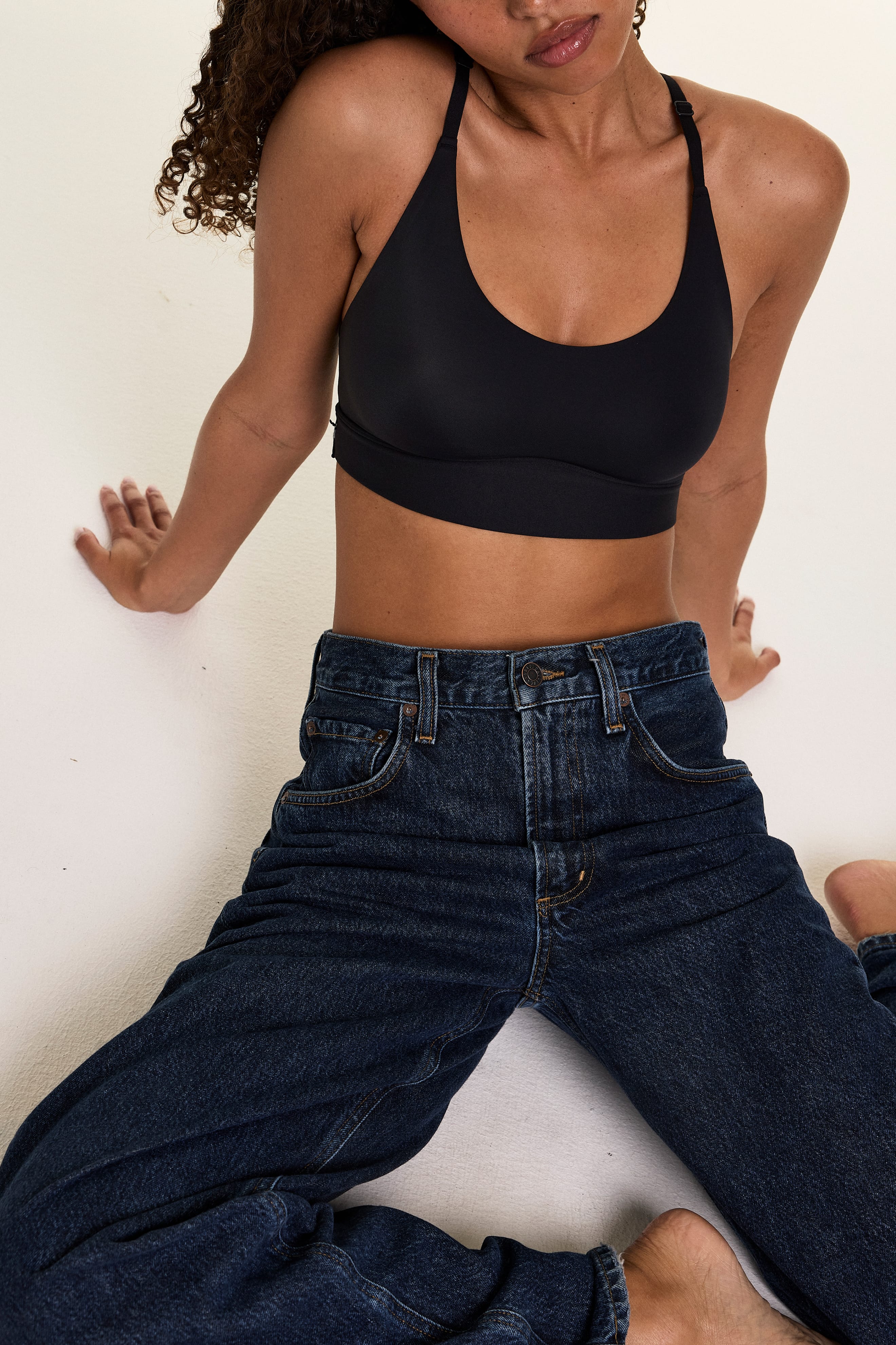 Bliss Racerback Bralette - Black - Image 4