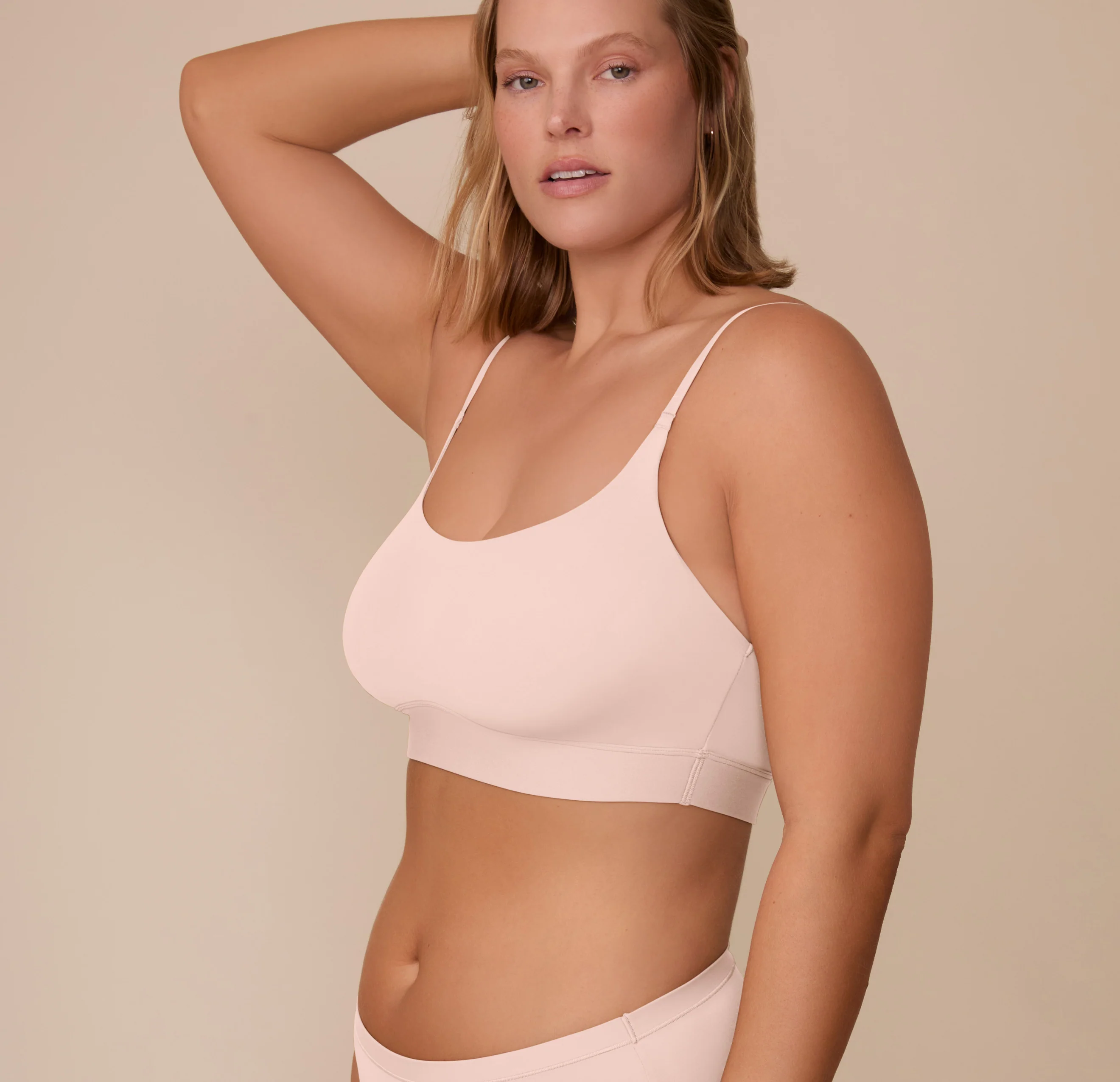 Bliss Scoop Adjustable Bralette - Rose - Image 5