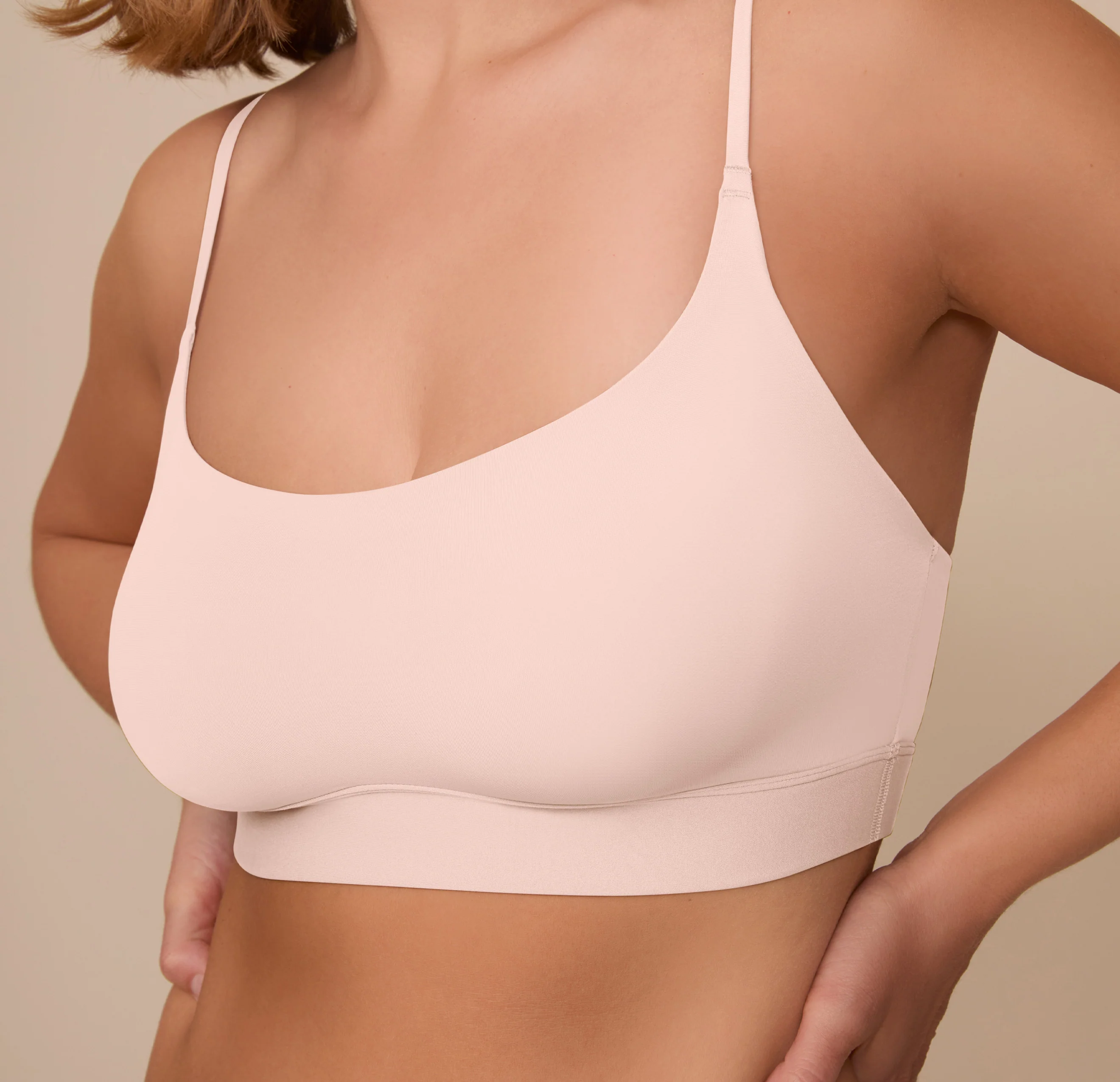 Bliss Scoop Adjustable Bralette - Rose - Image 7