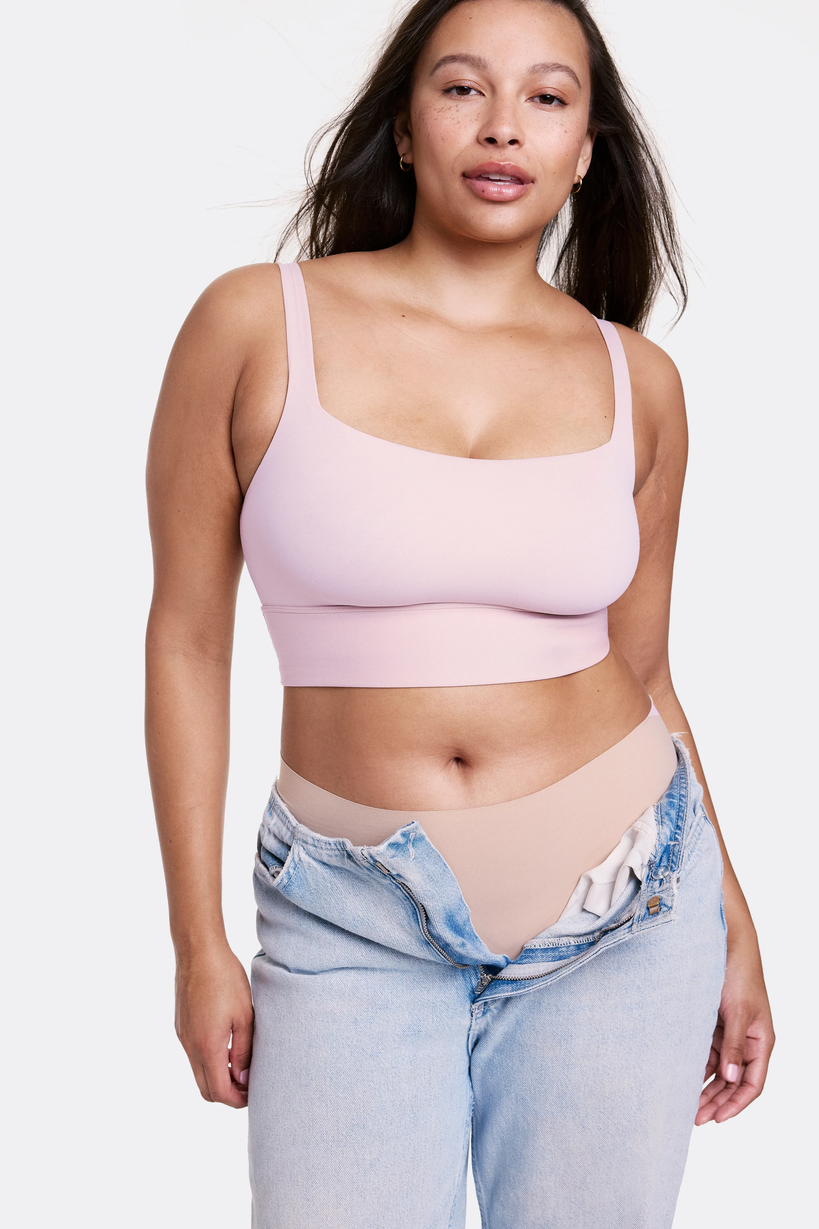 Bliss Square Neck Bralette - Retro Lilac - Image 3