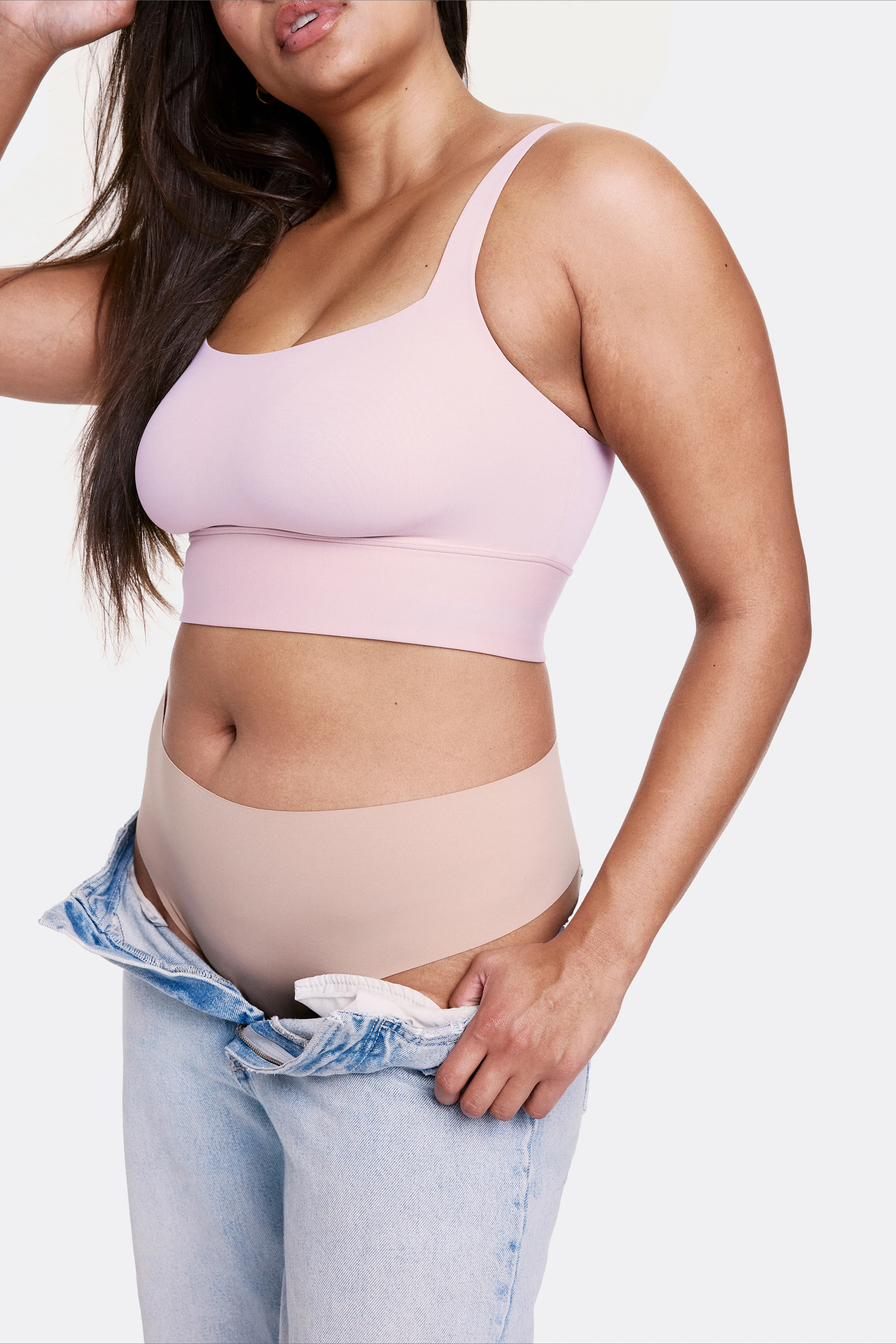 Bliss Square Neck Bralette - Retro Lilac - Image 5
