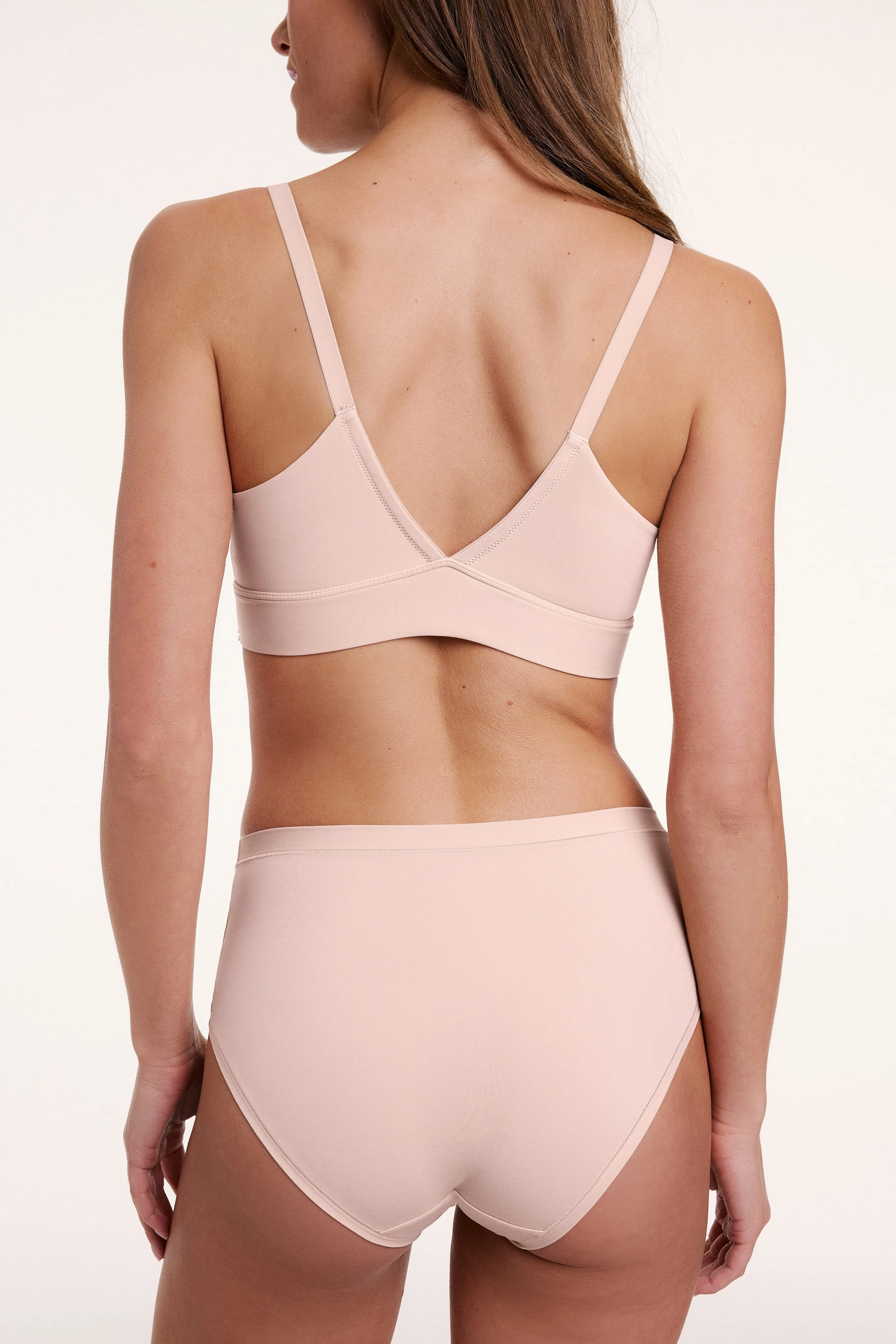 Bliss Triangle Bralette - Rose - Image 4