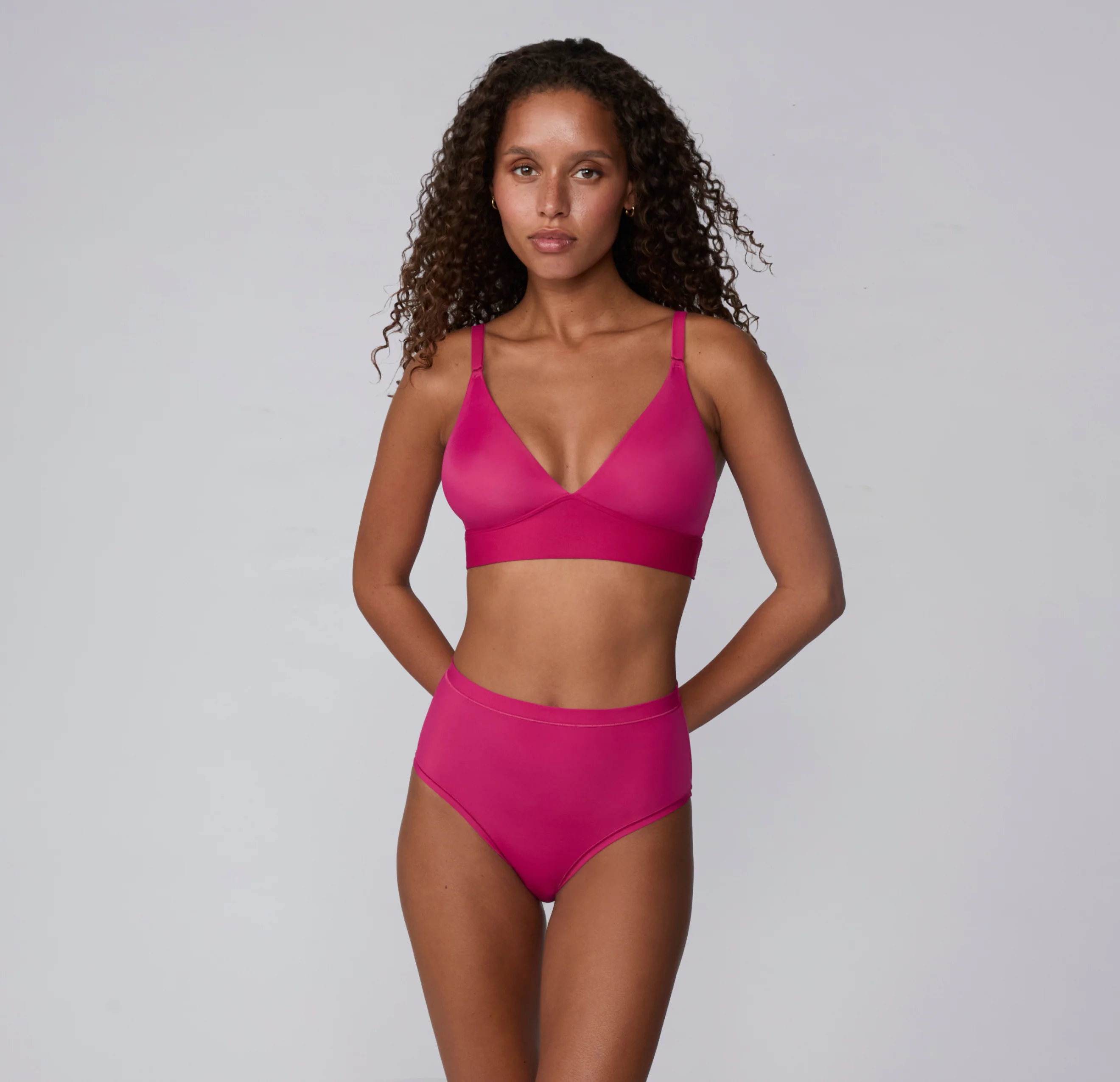 Bliss Triangle Bralette - Winterberry - Image 4