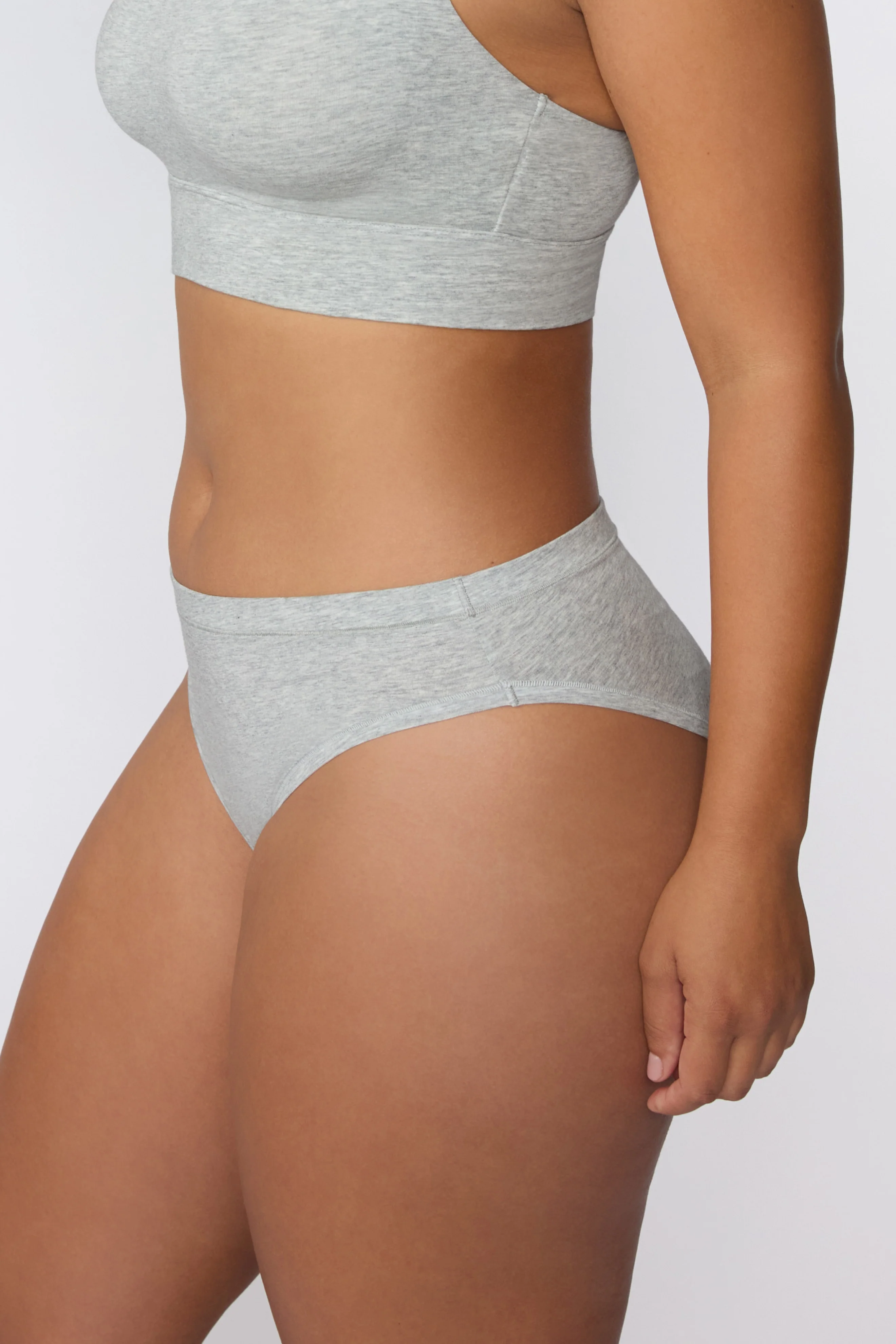 Cloud Cotton Bikini - Heather Grey - Image 3