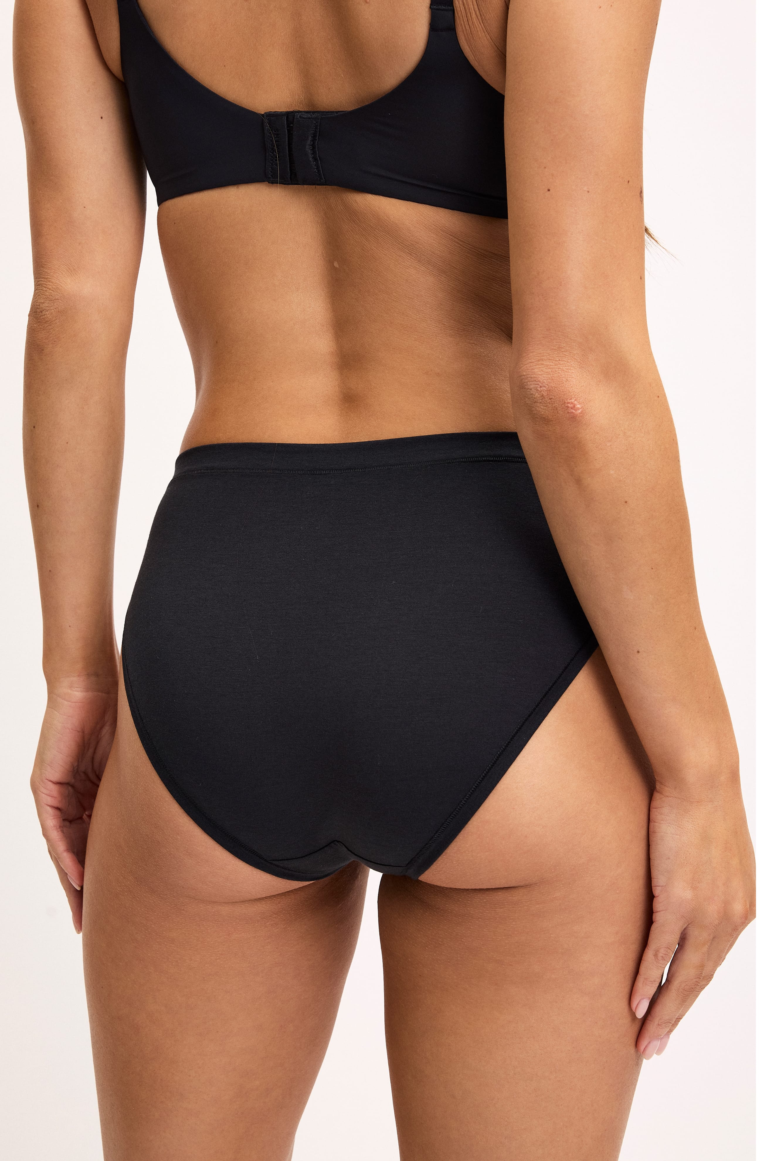 Cloud Cotton French Cut Brief - Black - Image 4