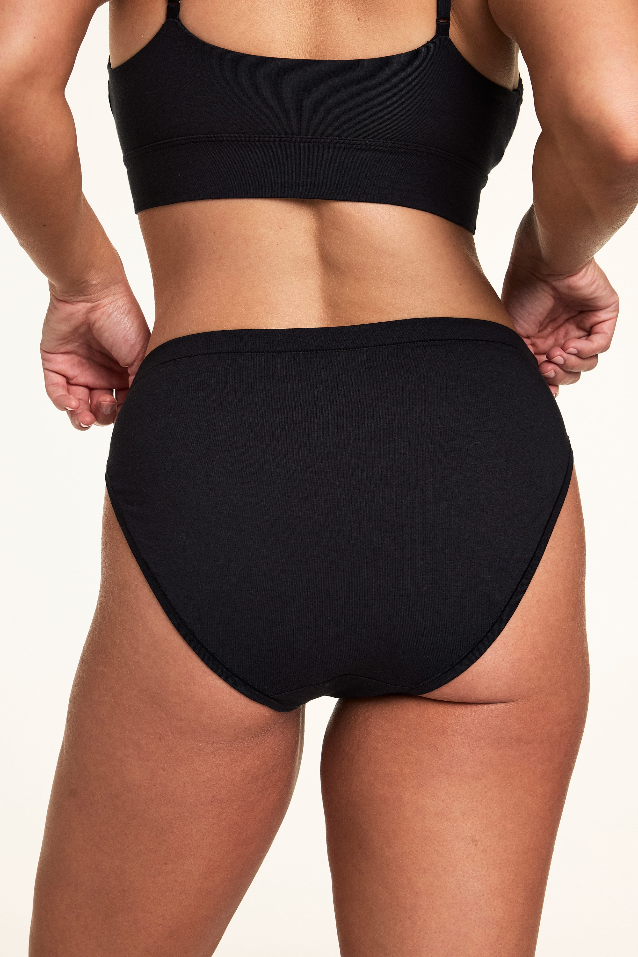Cloud Cotton French Cut Brief - Black - Image 6