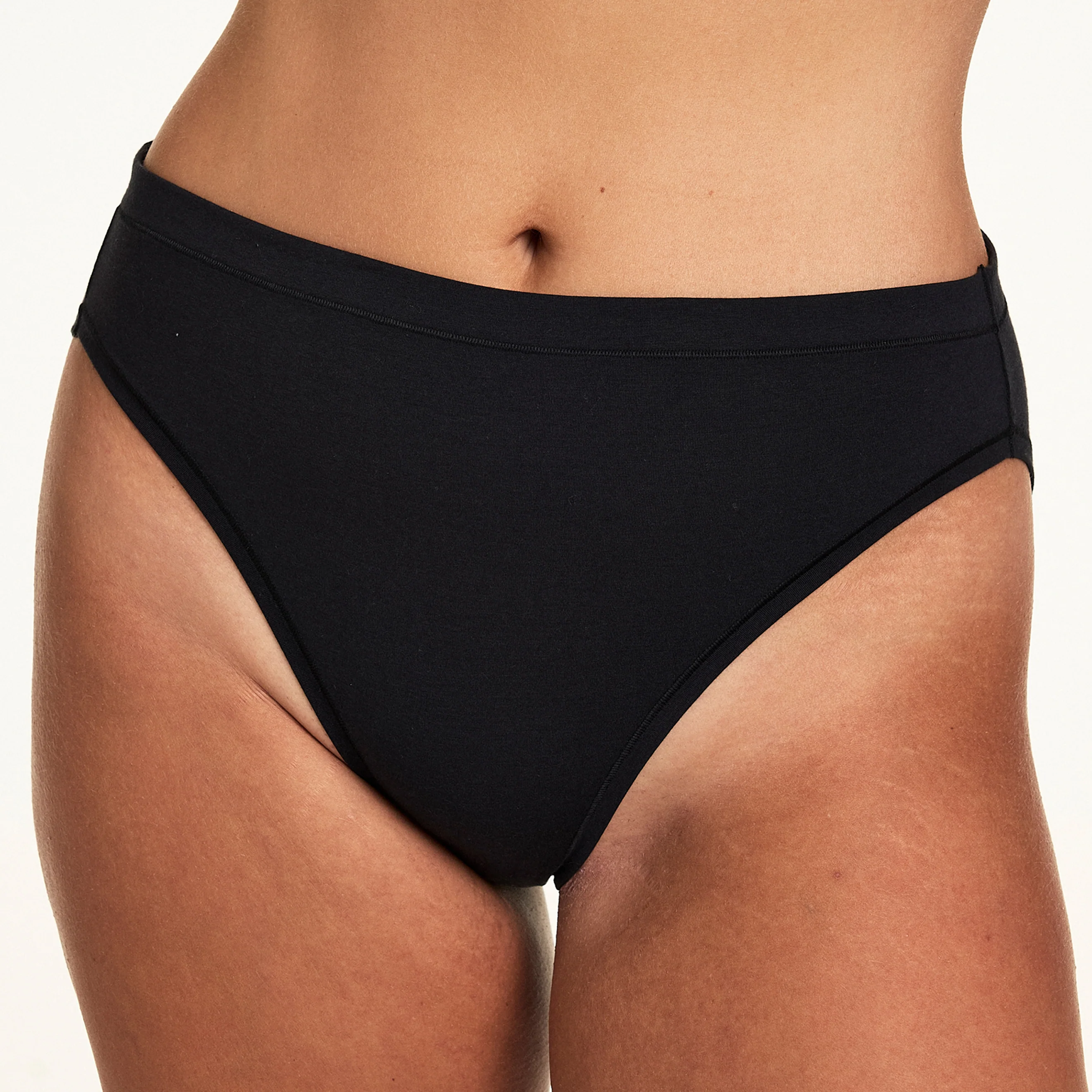 Cloud Cotton French Cut Brief - Black - Image 7