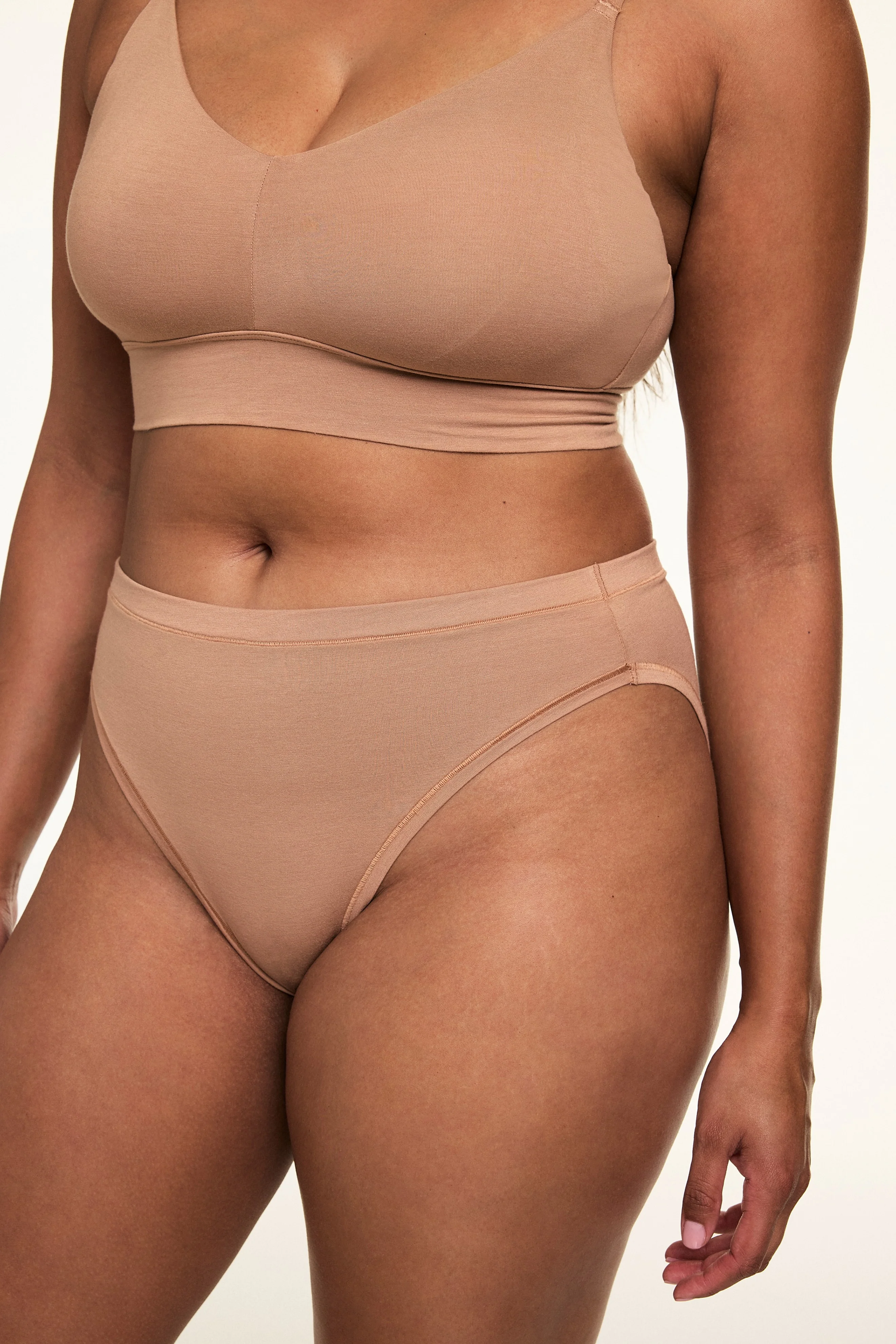 Cloud Cotton French Cut Brief - Dune - Image 4