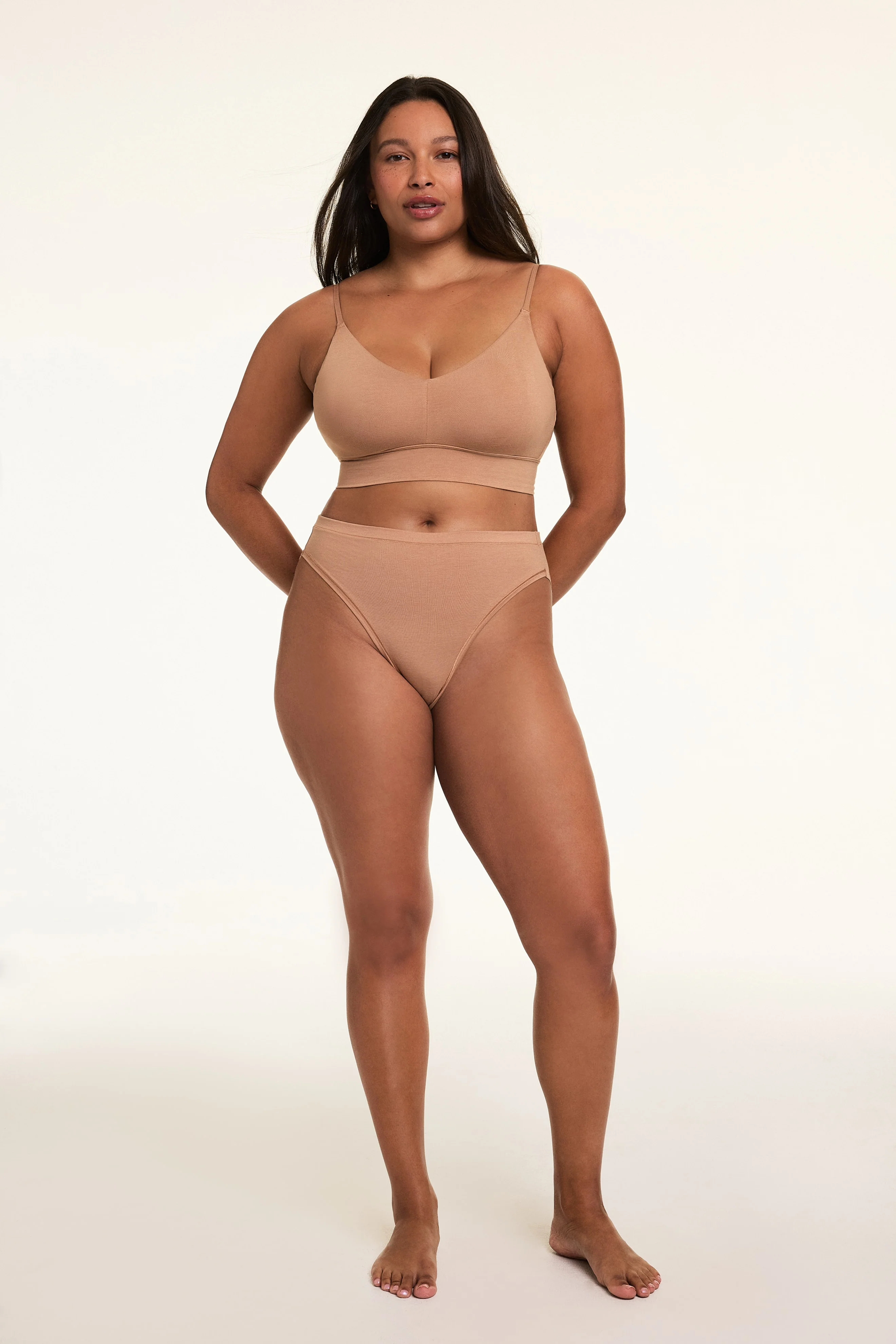 Cloud Cotton French Cut Brief - Dune - Image 6