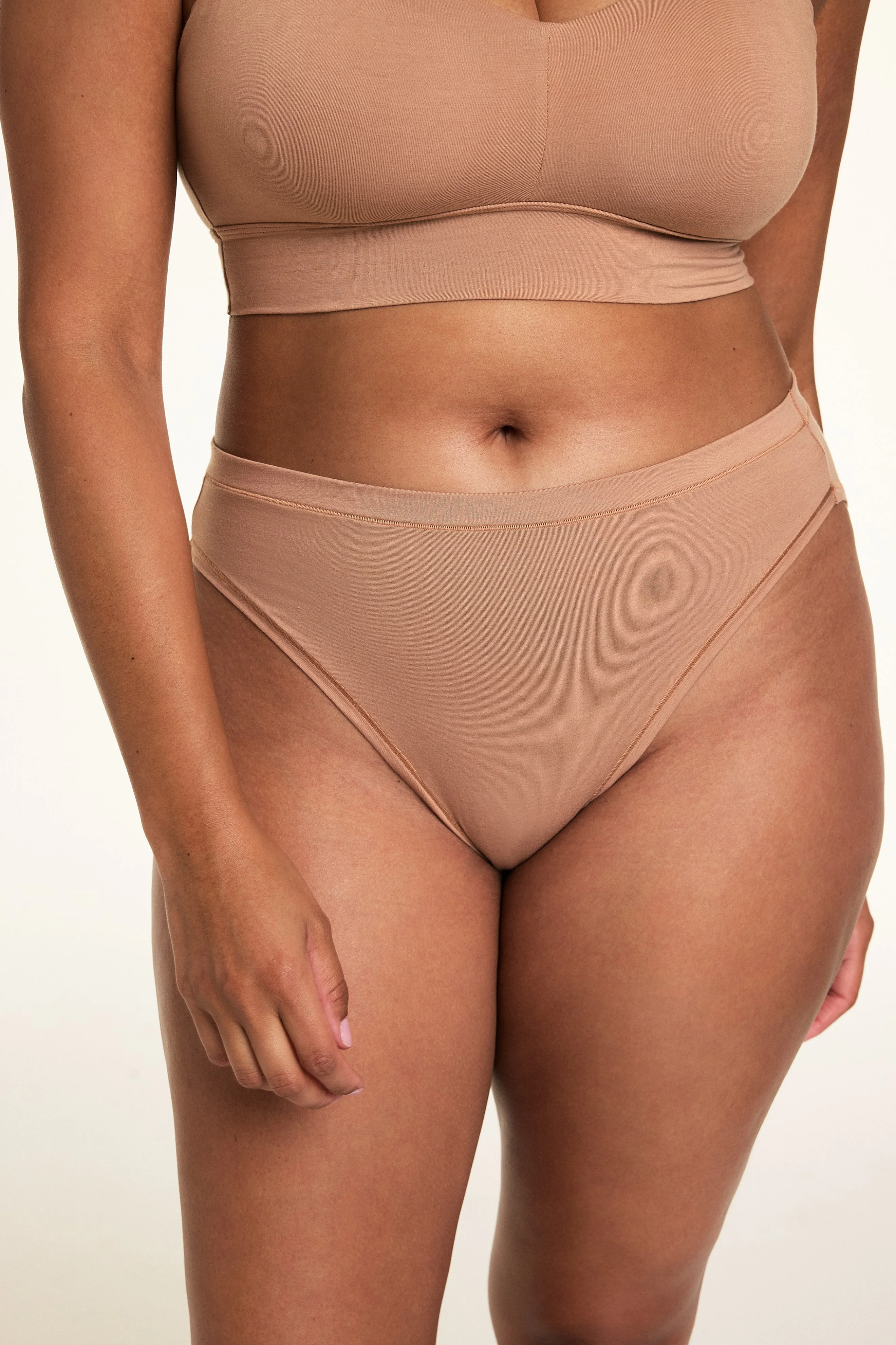 Cloud Cotton French Cut Brief - Dune - Image 7