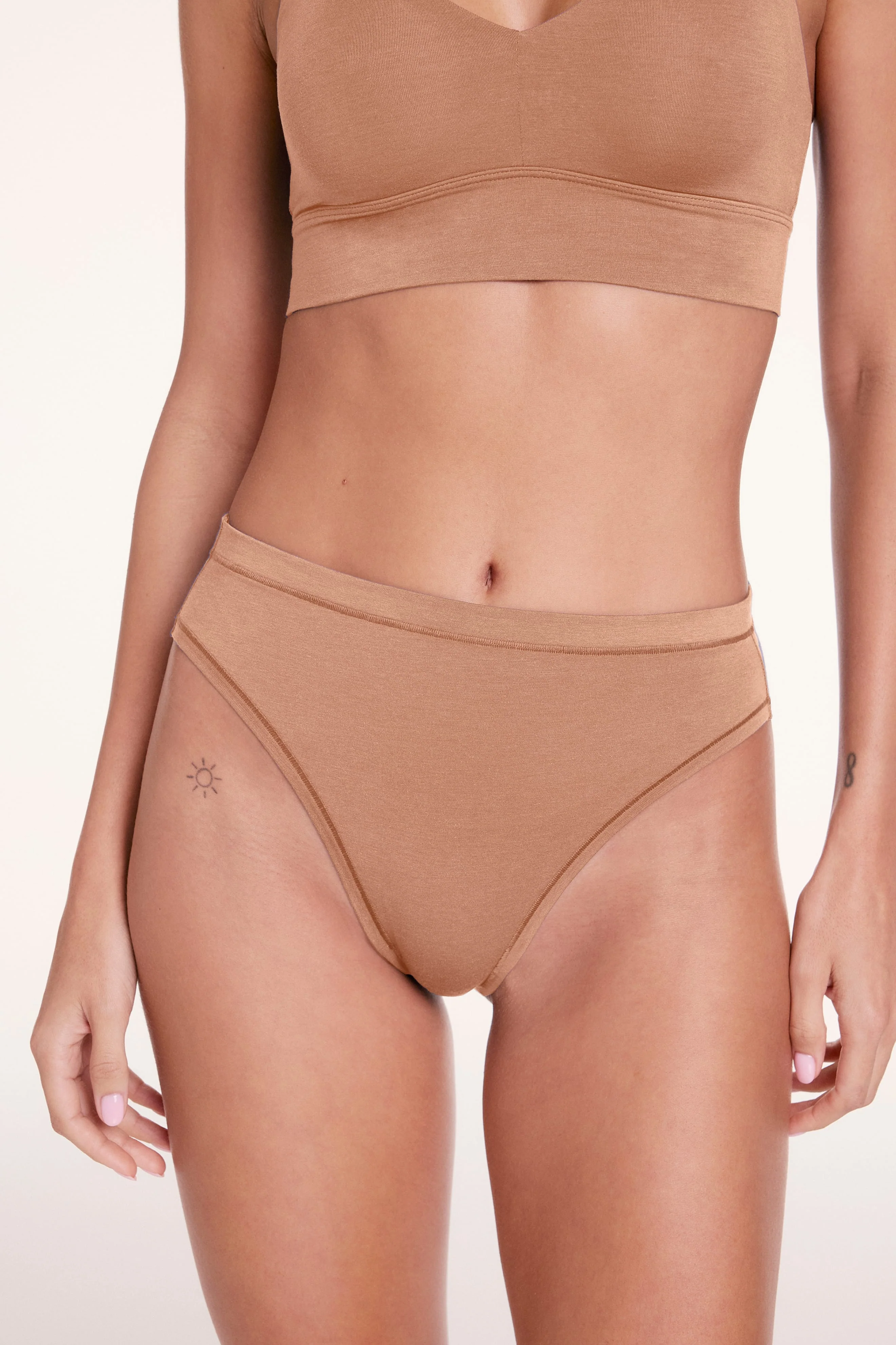 Cloud Cotton French Cut Brief - Dune - Image 9
