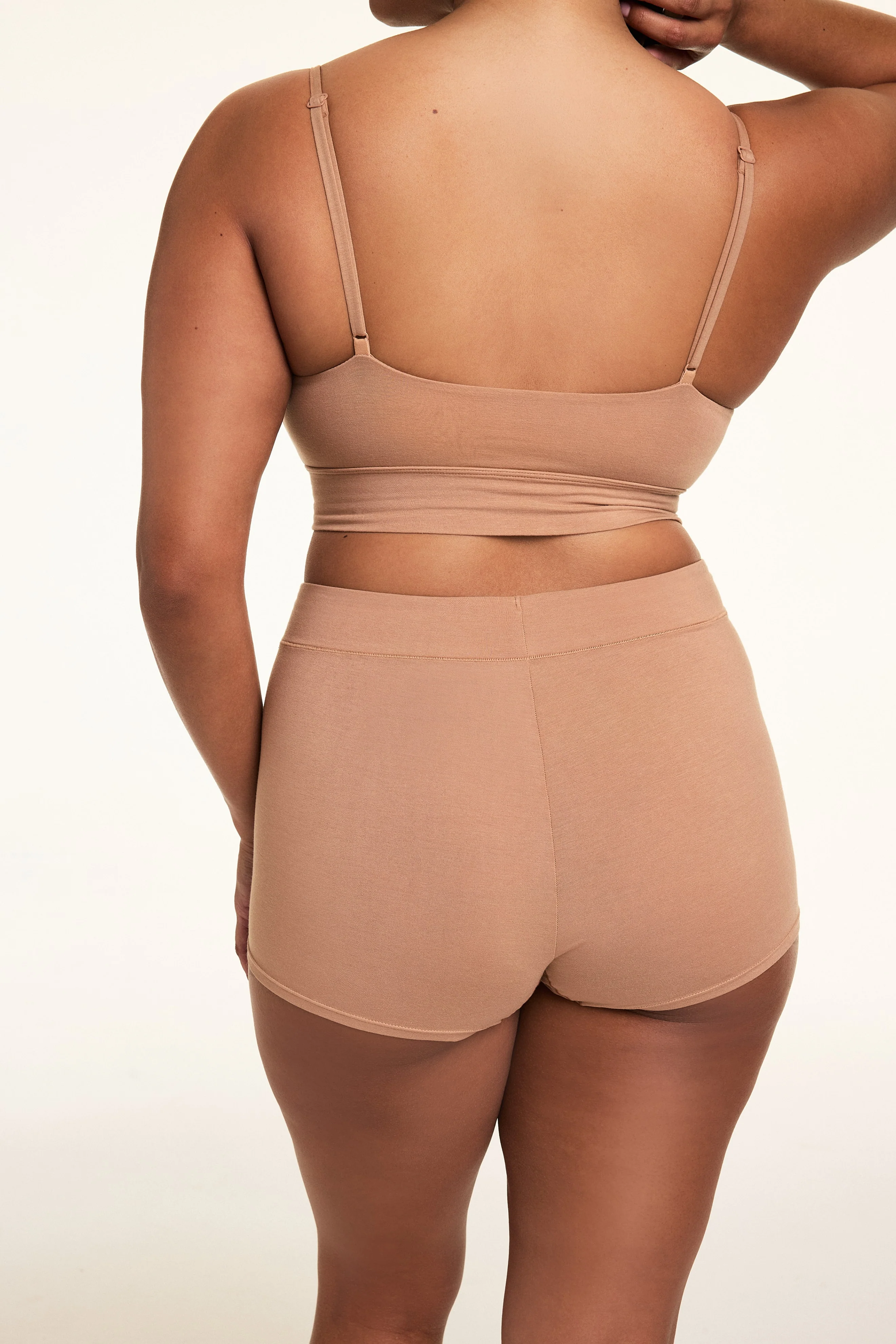 Cloud Cotton Highwaist Boyshort - Dune - Image 5