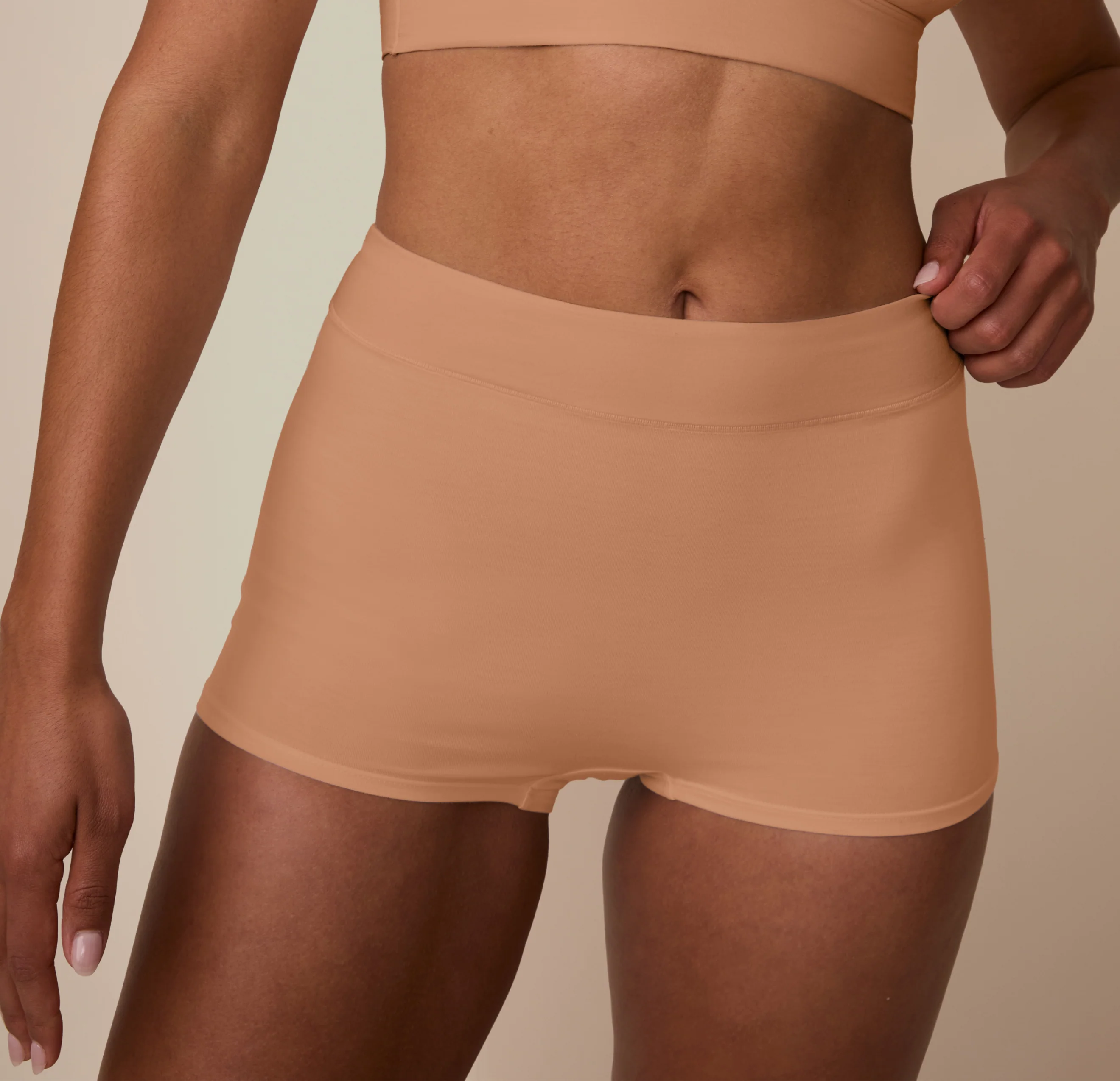 Cloud Cotton Highwaist Boyshort - Dune - Image 7