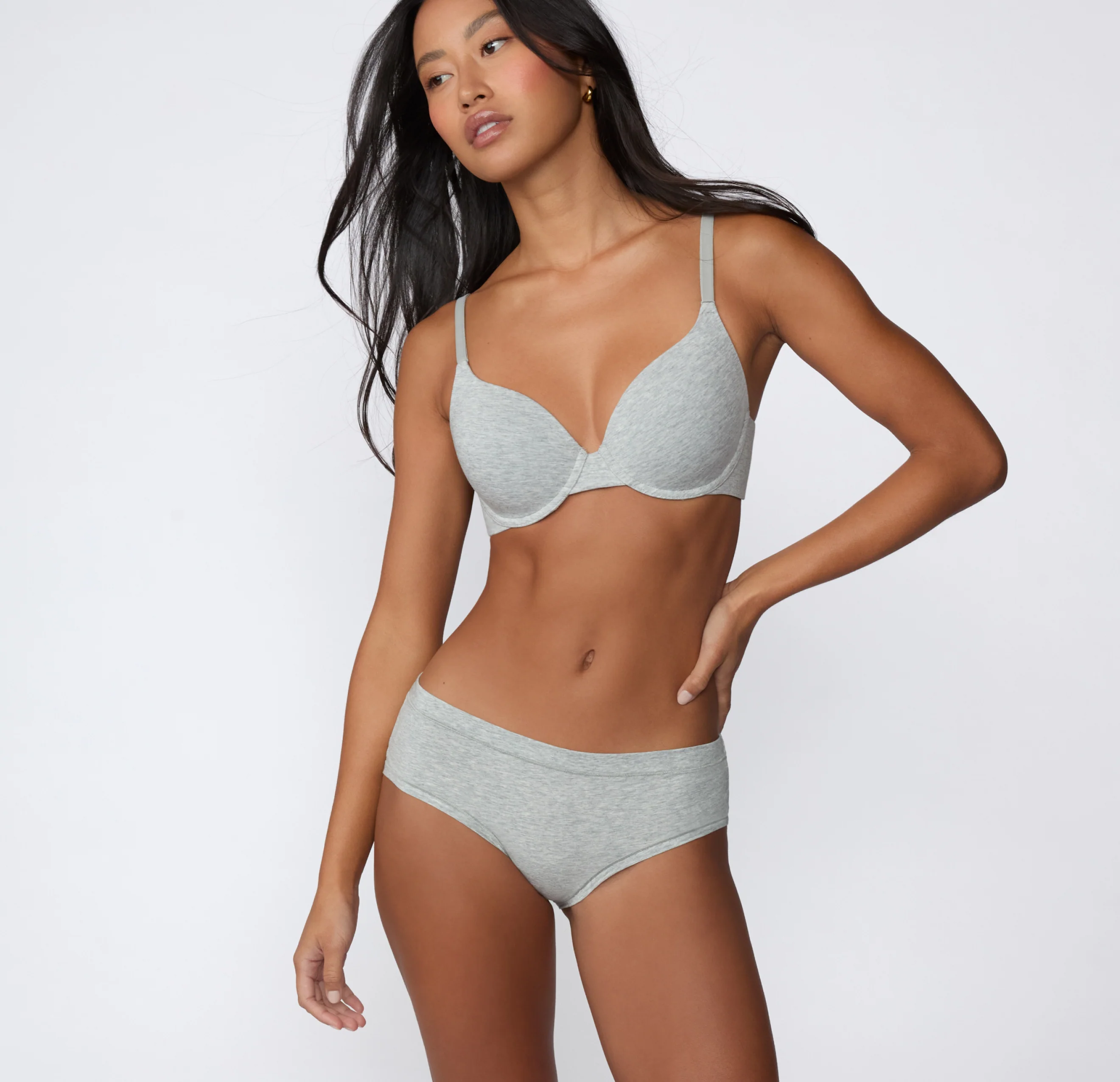 Cloud Cotton Hiphugger - Heather Grey - Image 6