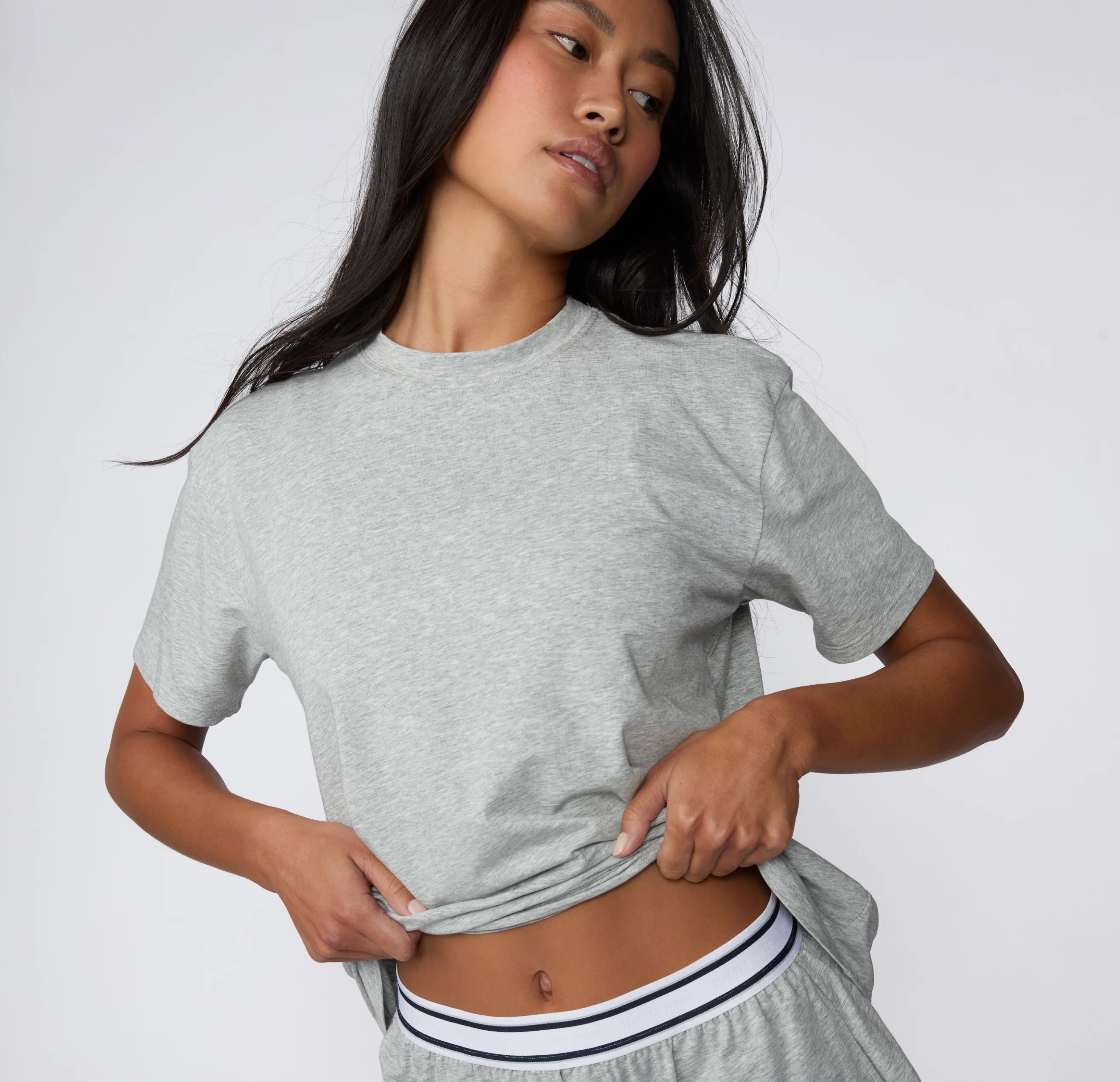 Cloud Cotton Pajama Shirt - Heather Grey