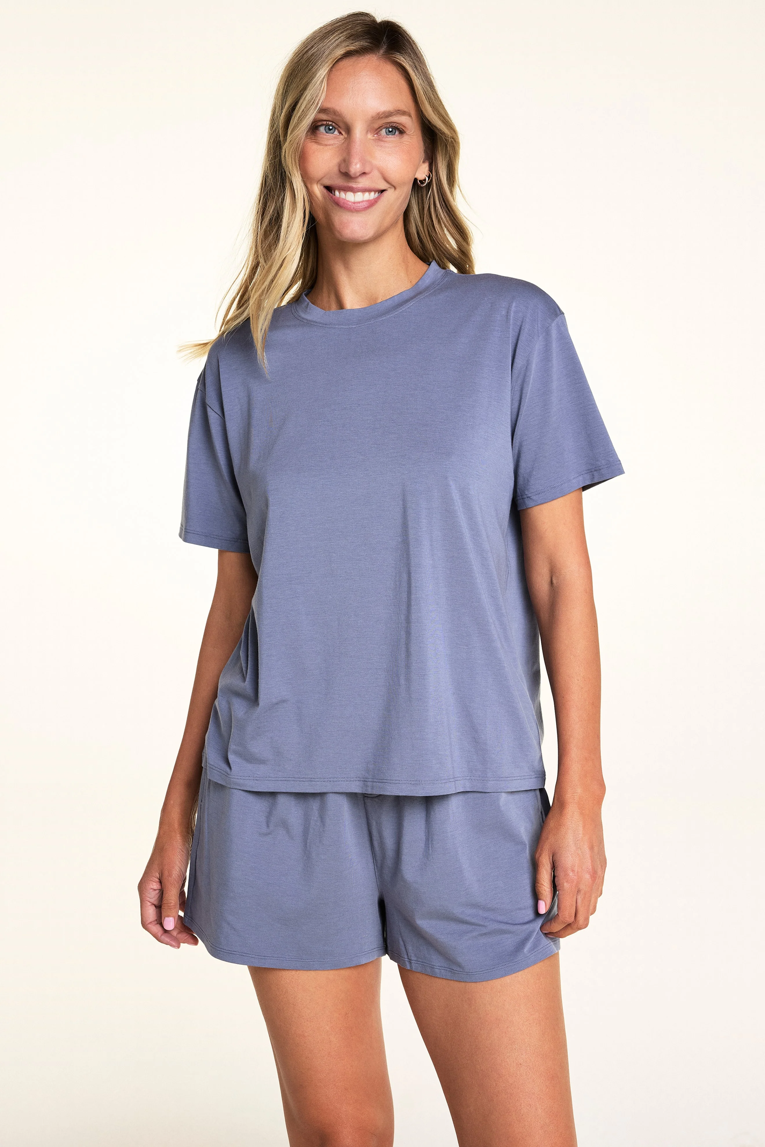 Cloud Cotton Pajama Shirt - Slate - Image 2