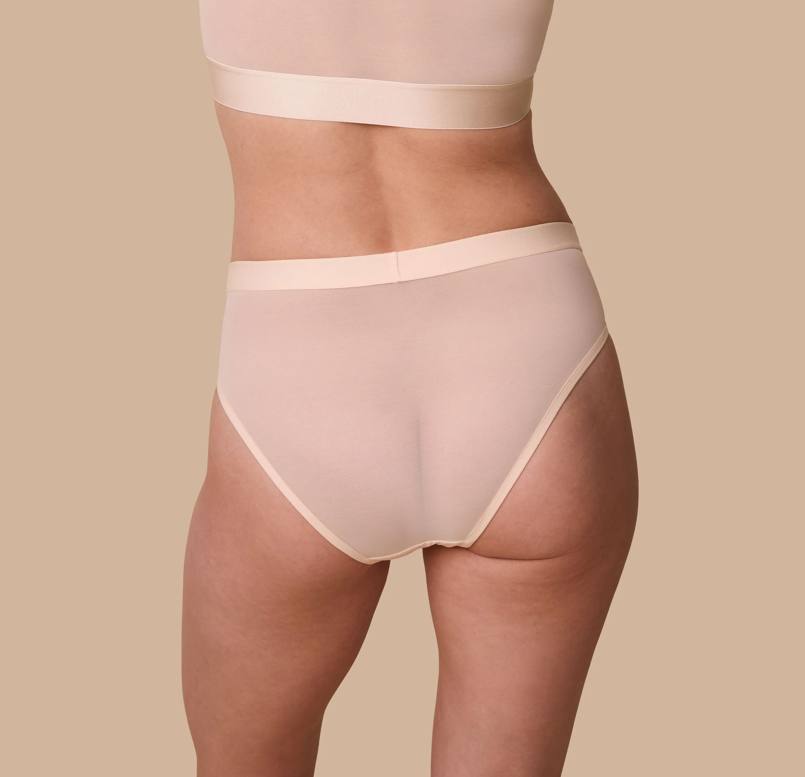ComfortMesh™ Highwaist Brief - Pearl - Image 2