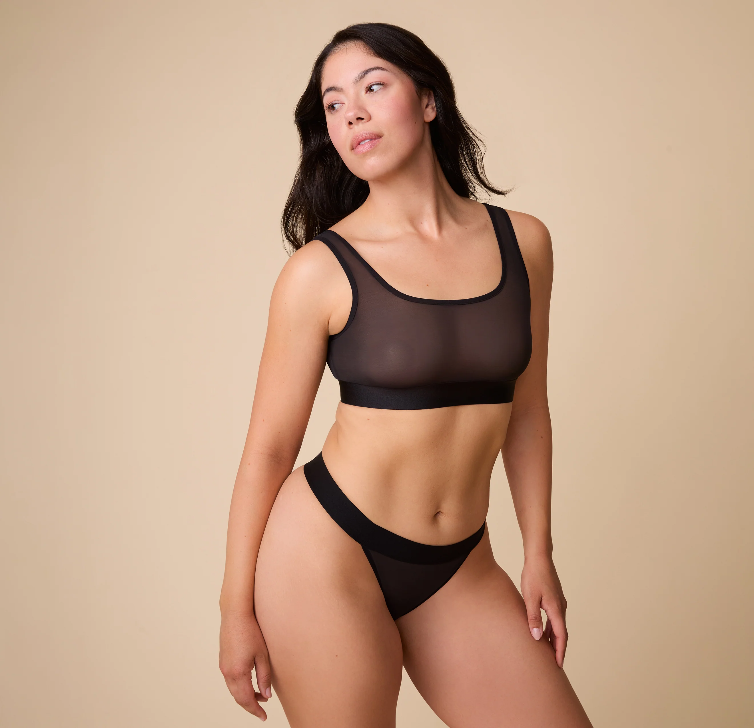 ComfortMesh™ Thong - Black - Image 5