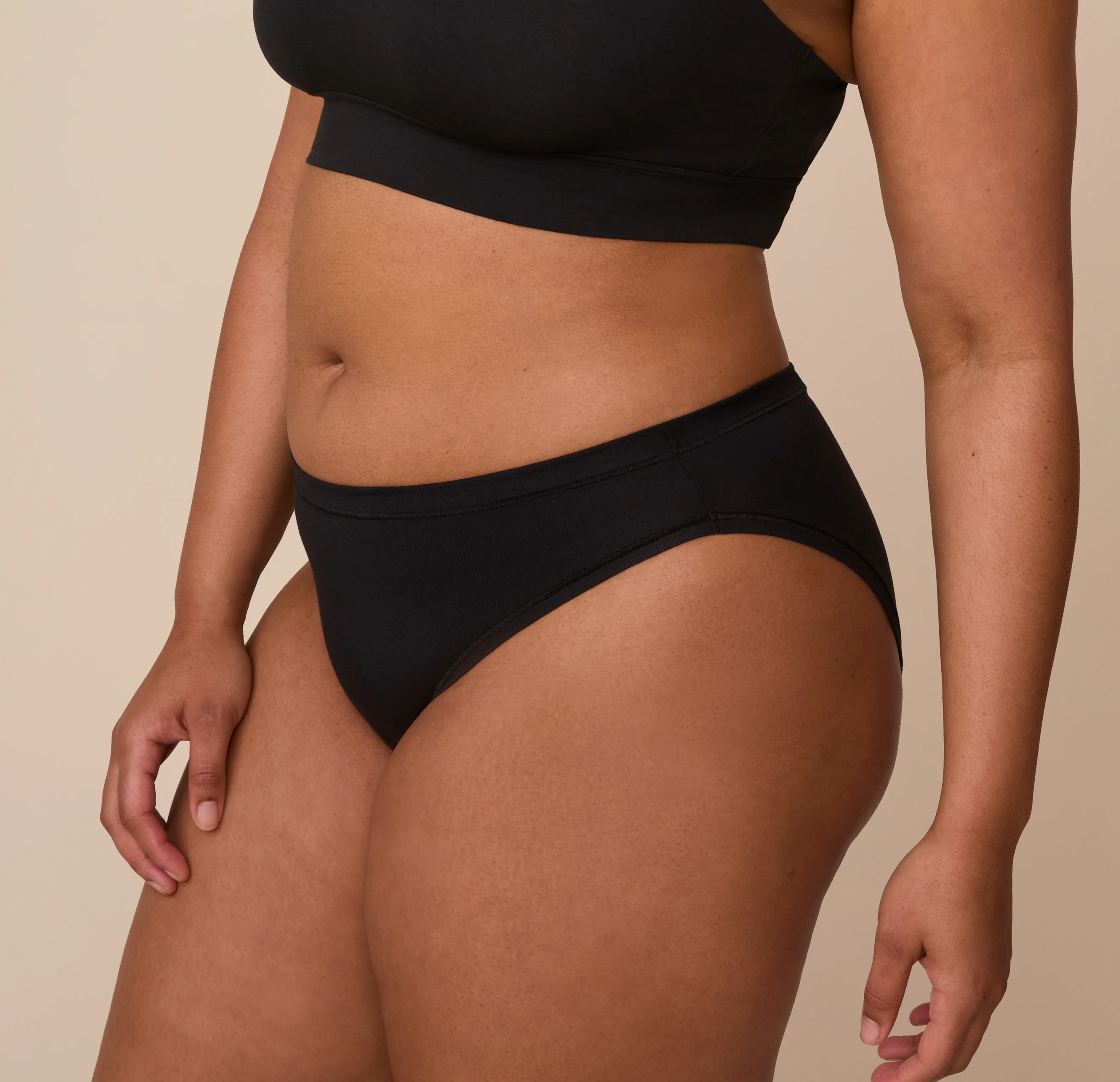Cloud Cotton Bikini - Black - Image 3