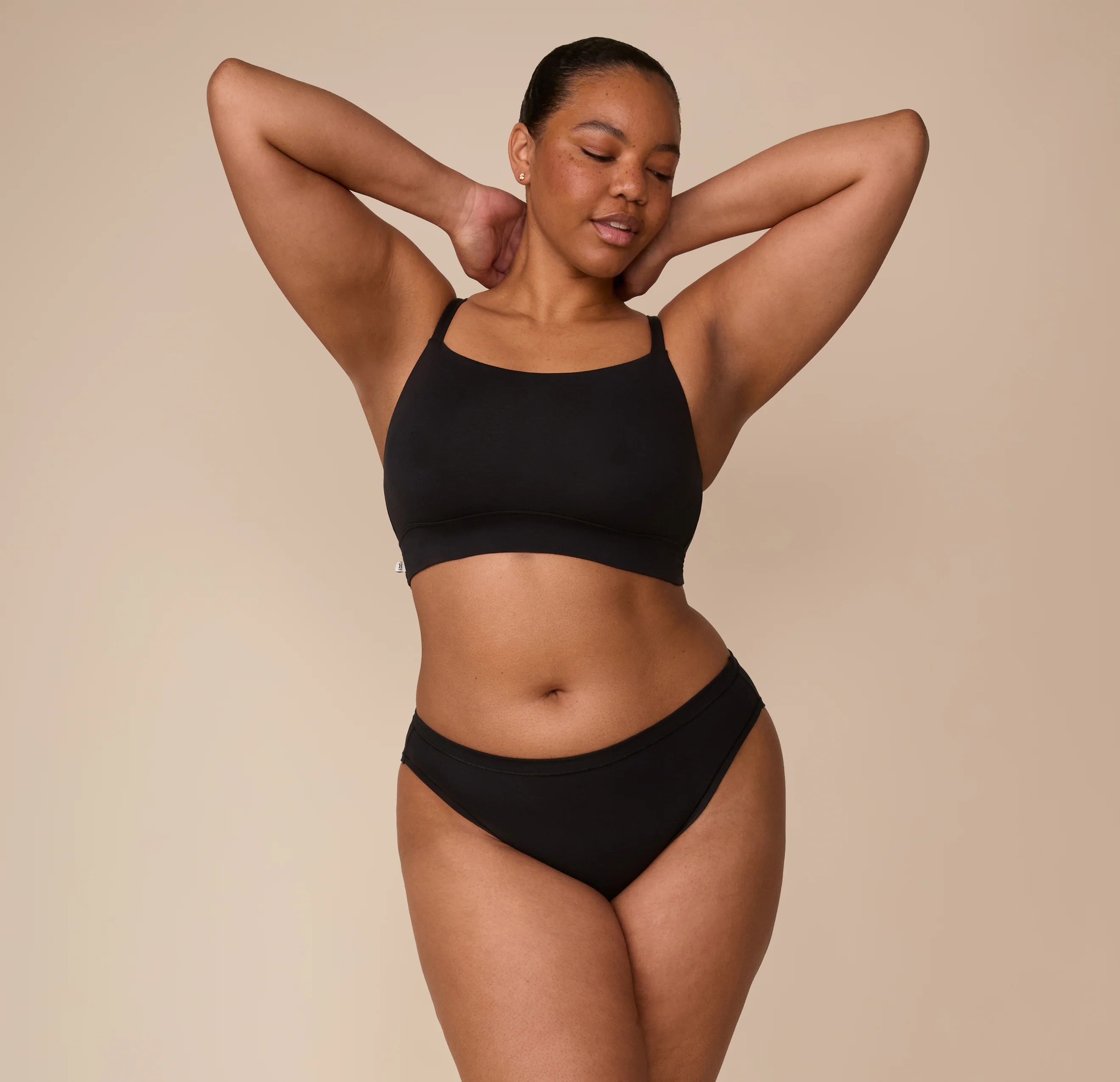 Cloud Cotton Bikini - Black - Image 4