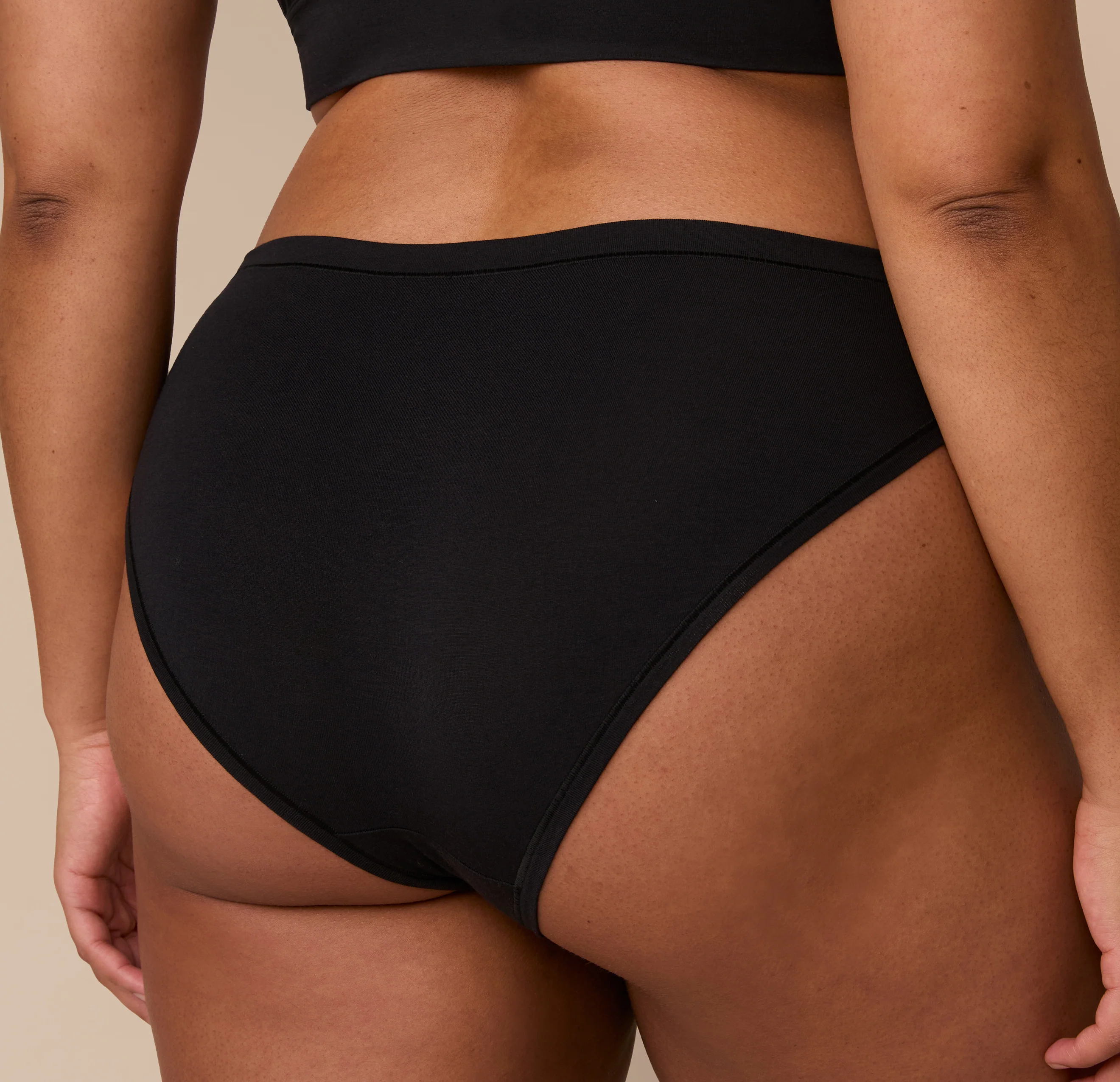 Cloud Cotton Bikini - Black - Image 5