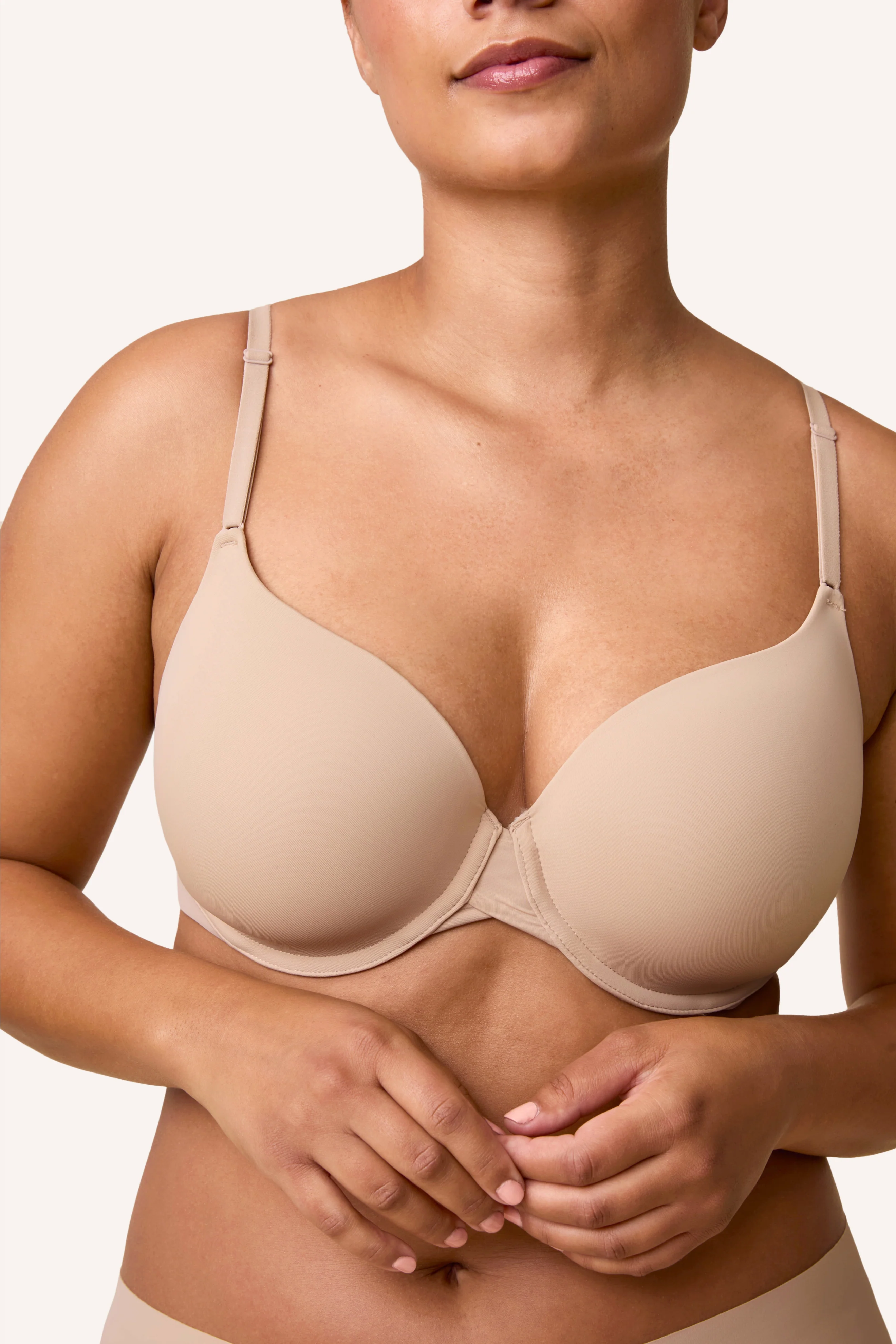 Base T-Shirt Bra - Beige - Image 7