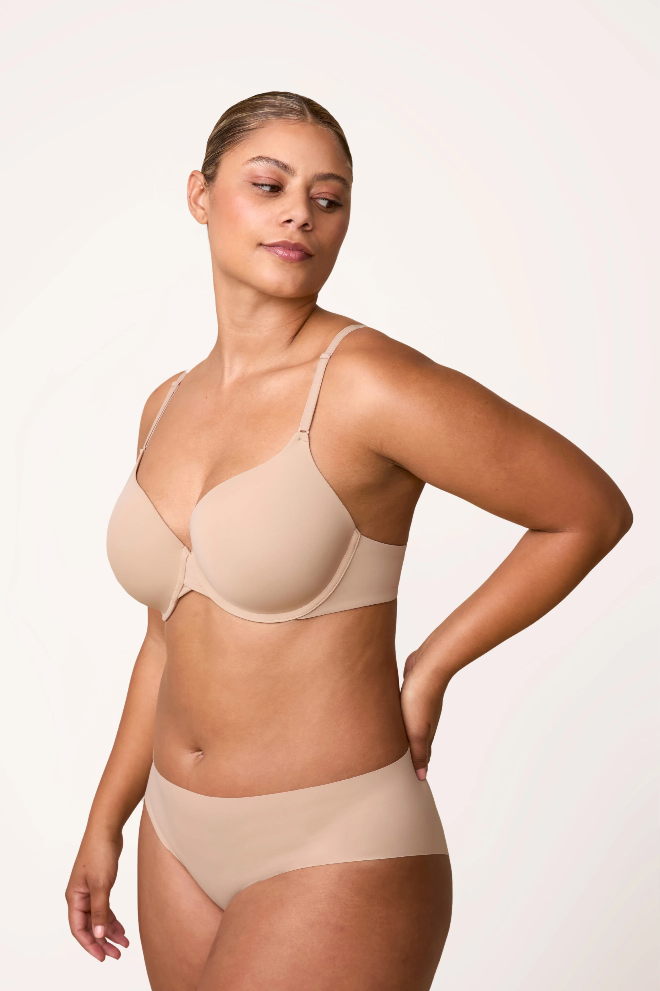 Base T-Shirt Bra - Beige - Image 8