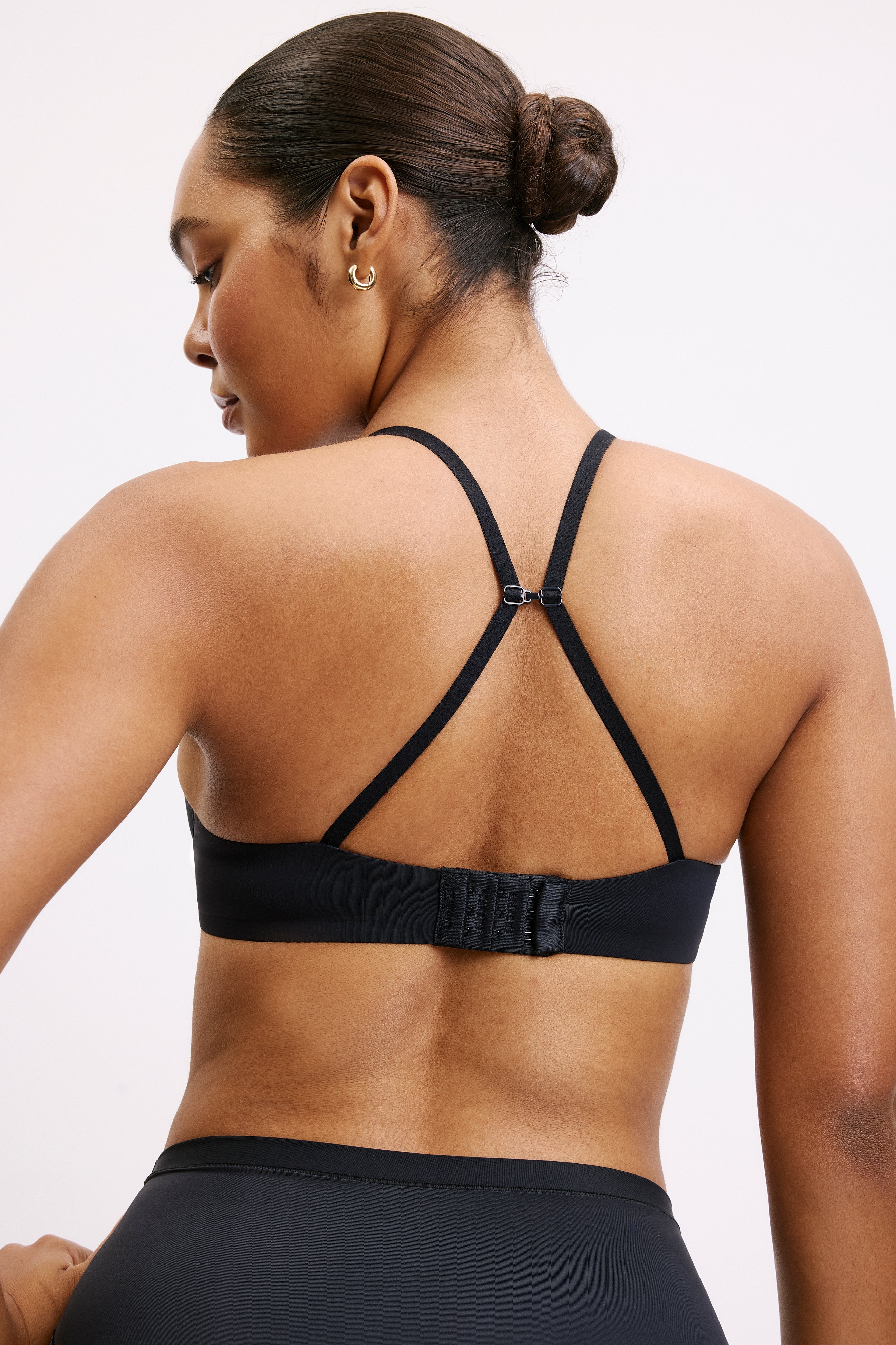 Base T-Shirt Bra - Black - Image 3