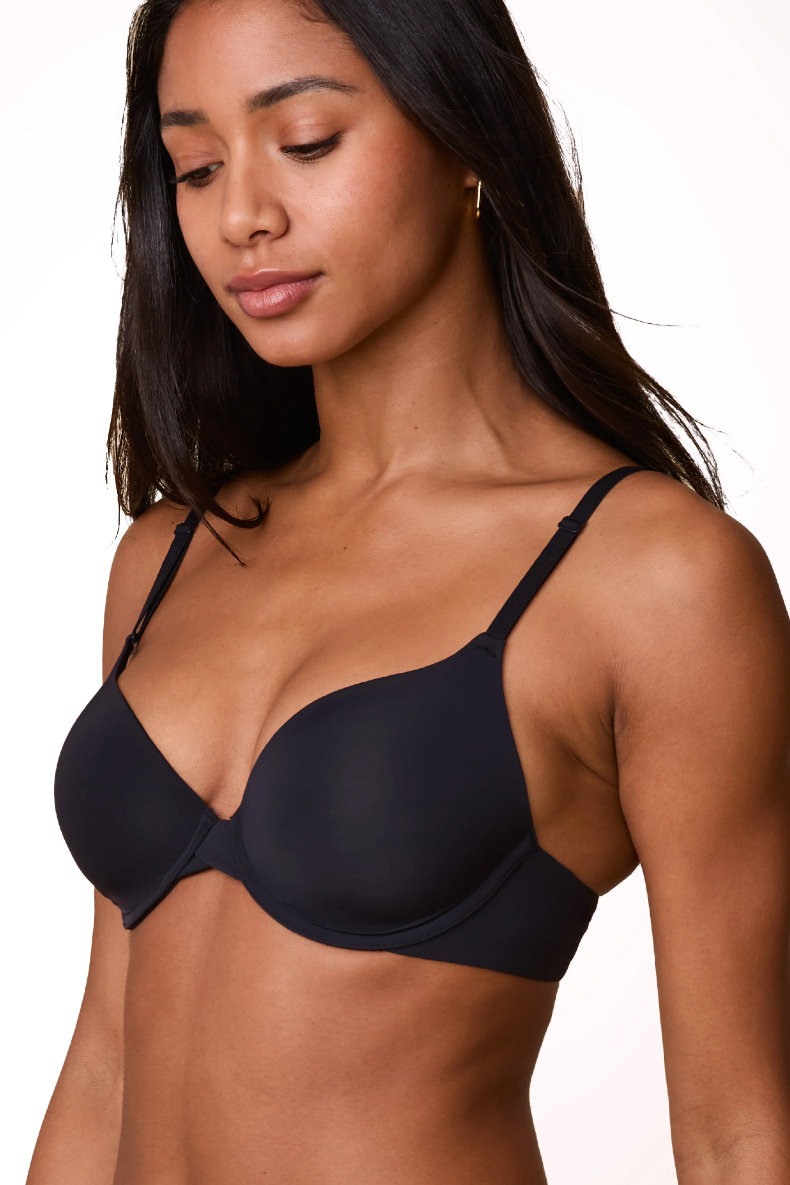 Base T-Shirt Bra - Black - Image 5