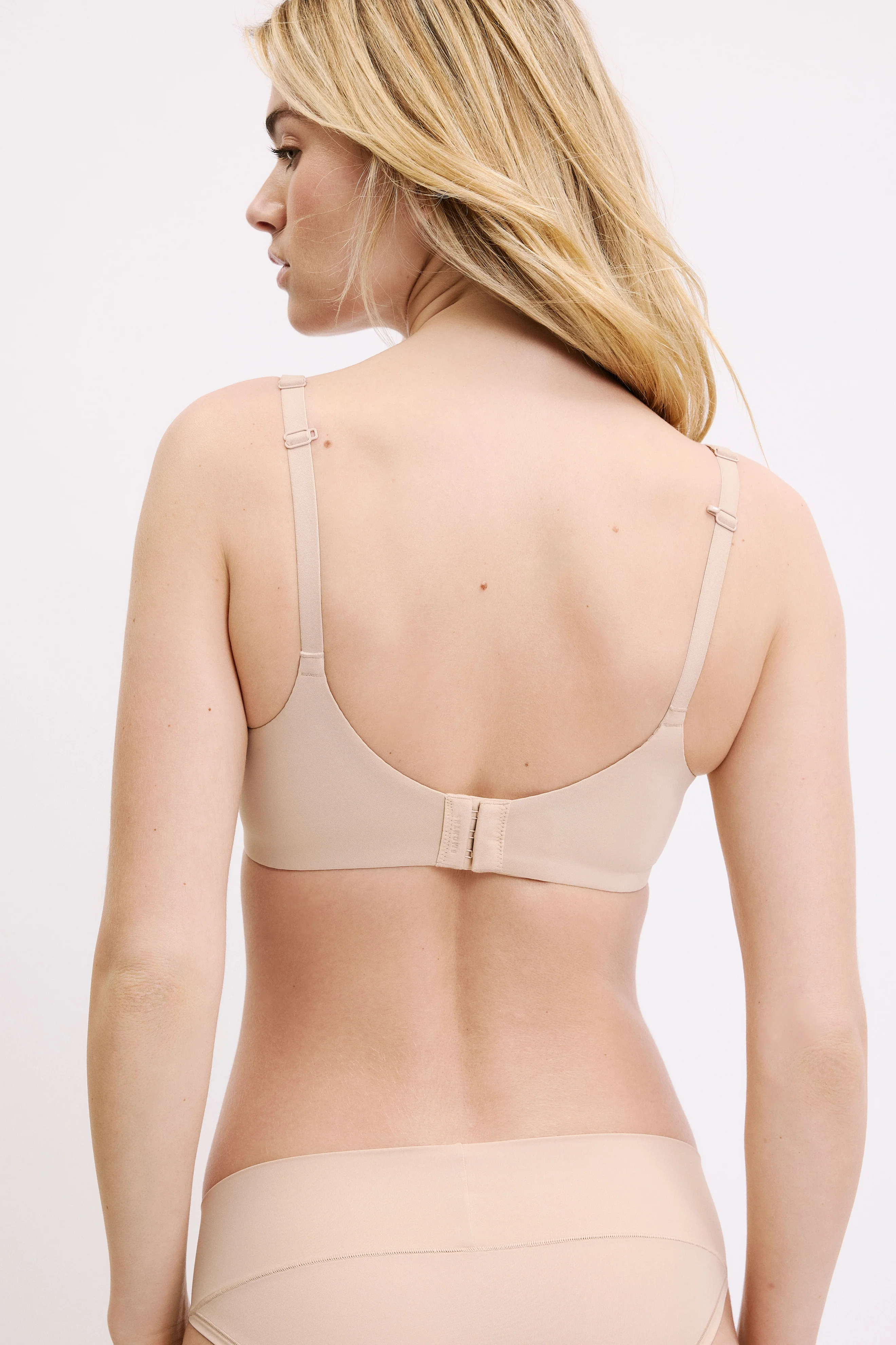 Base Unlined Bra - Beige - Image 4