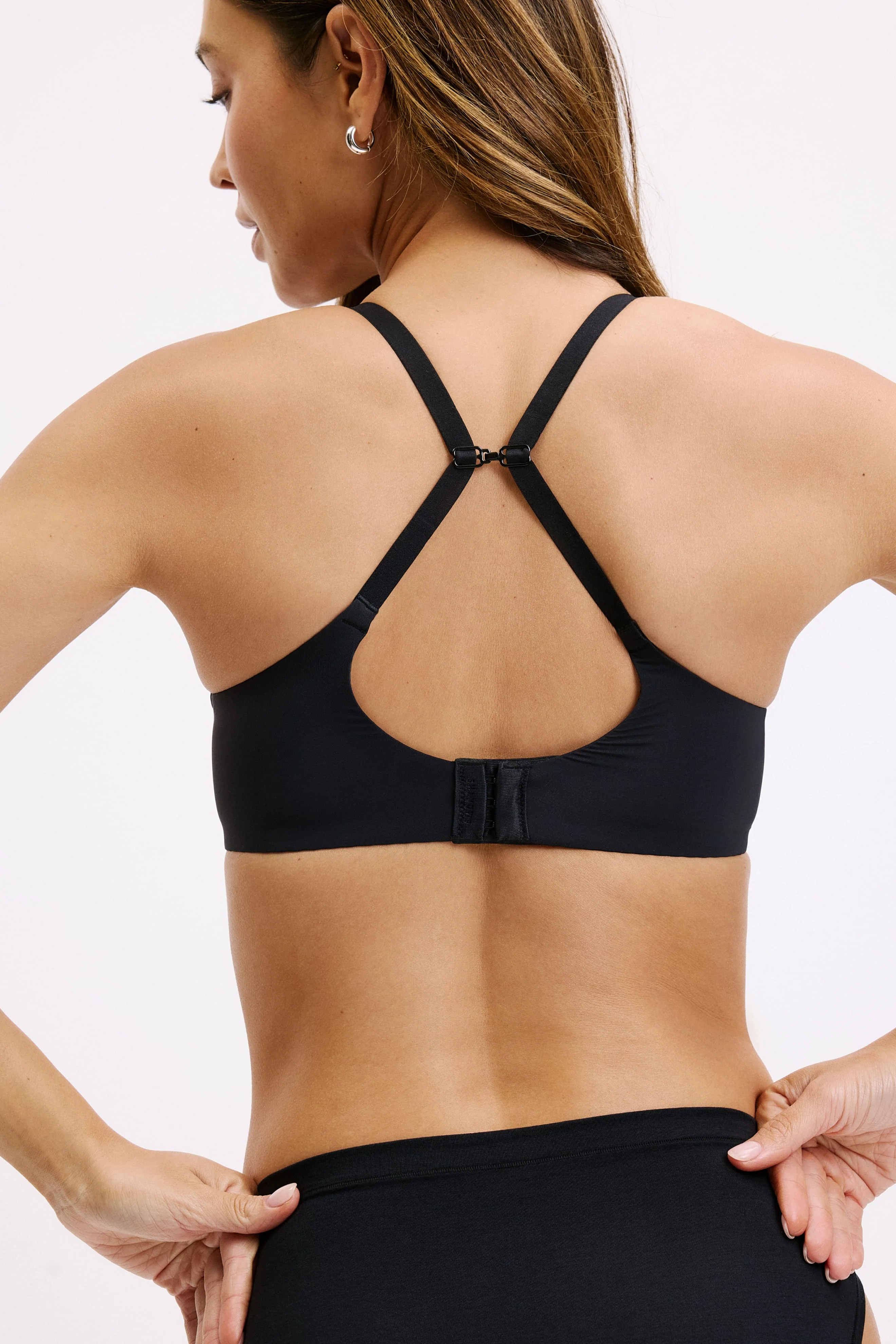 Base Unlined Bra - Black - Image 3